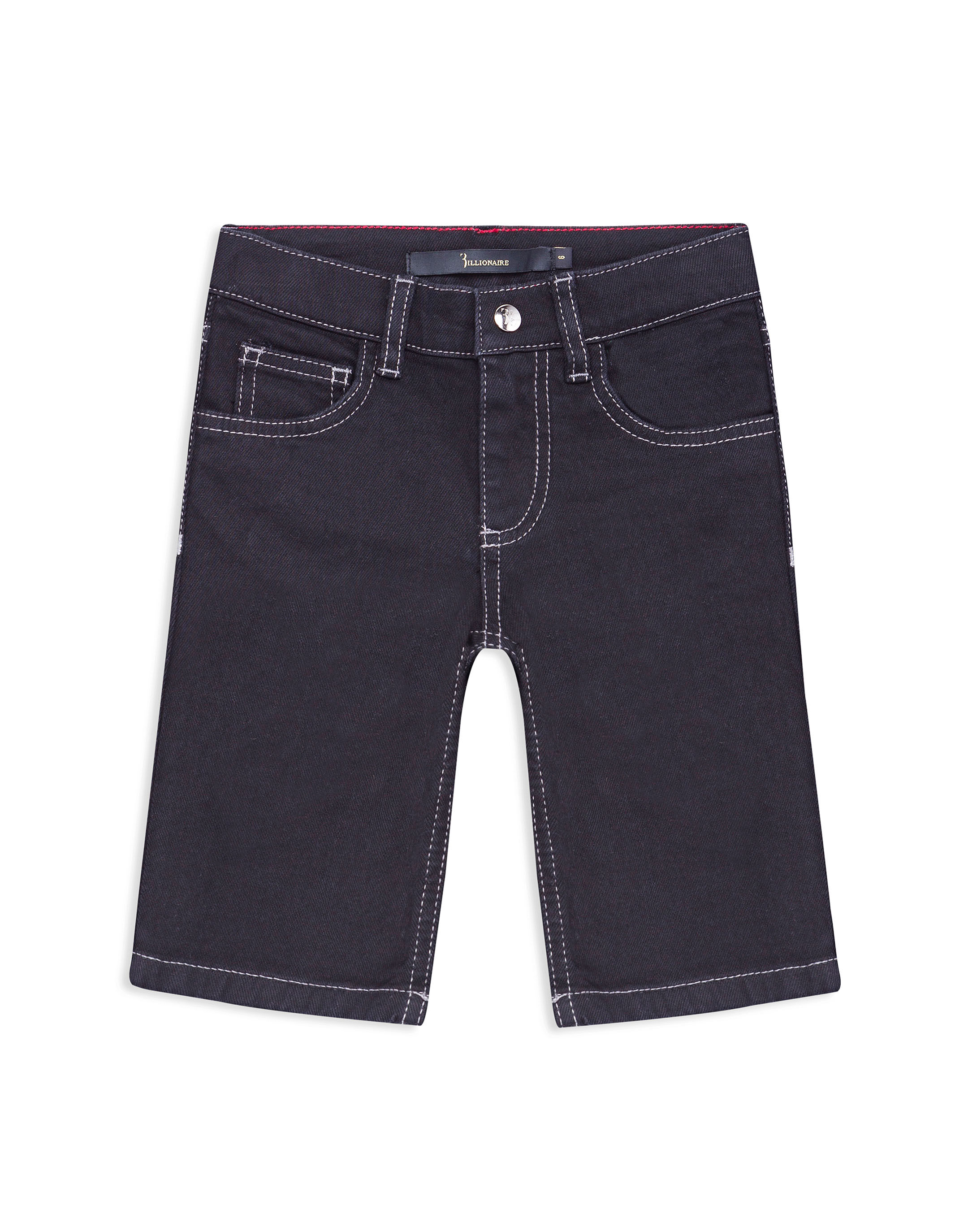 Billionaire Short Denim Trousers Crest