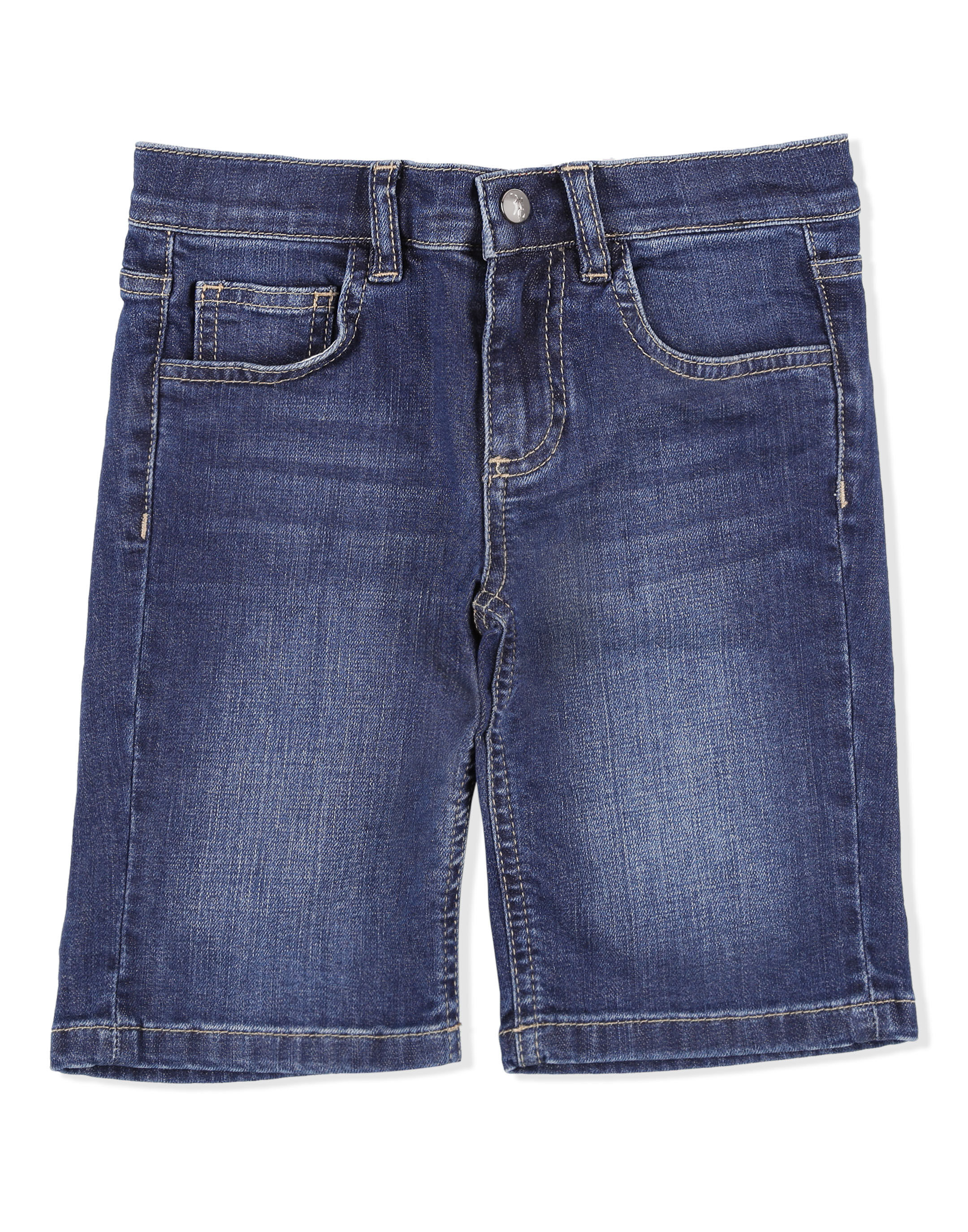 Billionaire Short Denim Trousers Crest