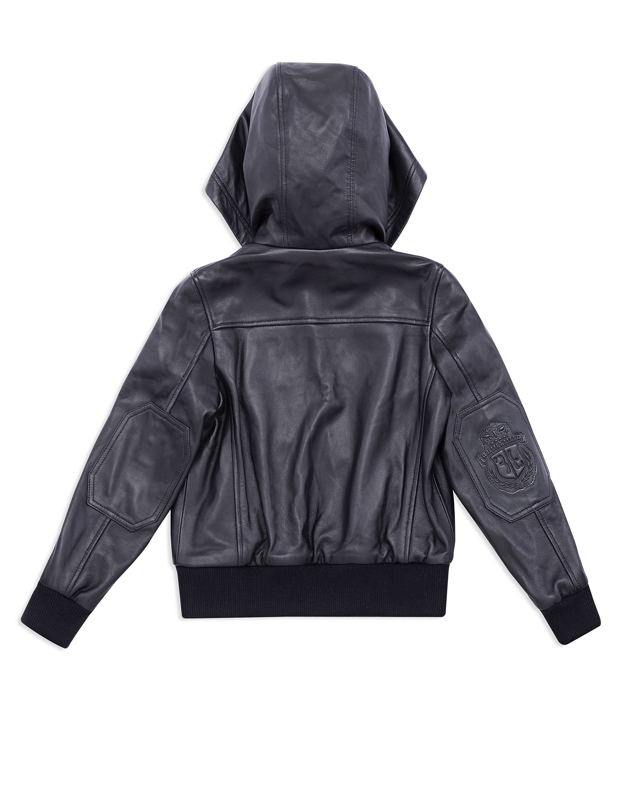 Billionaire Leather Bomber Double B