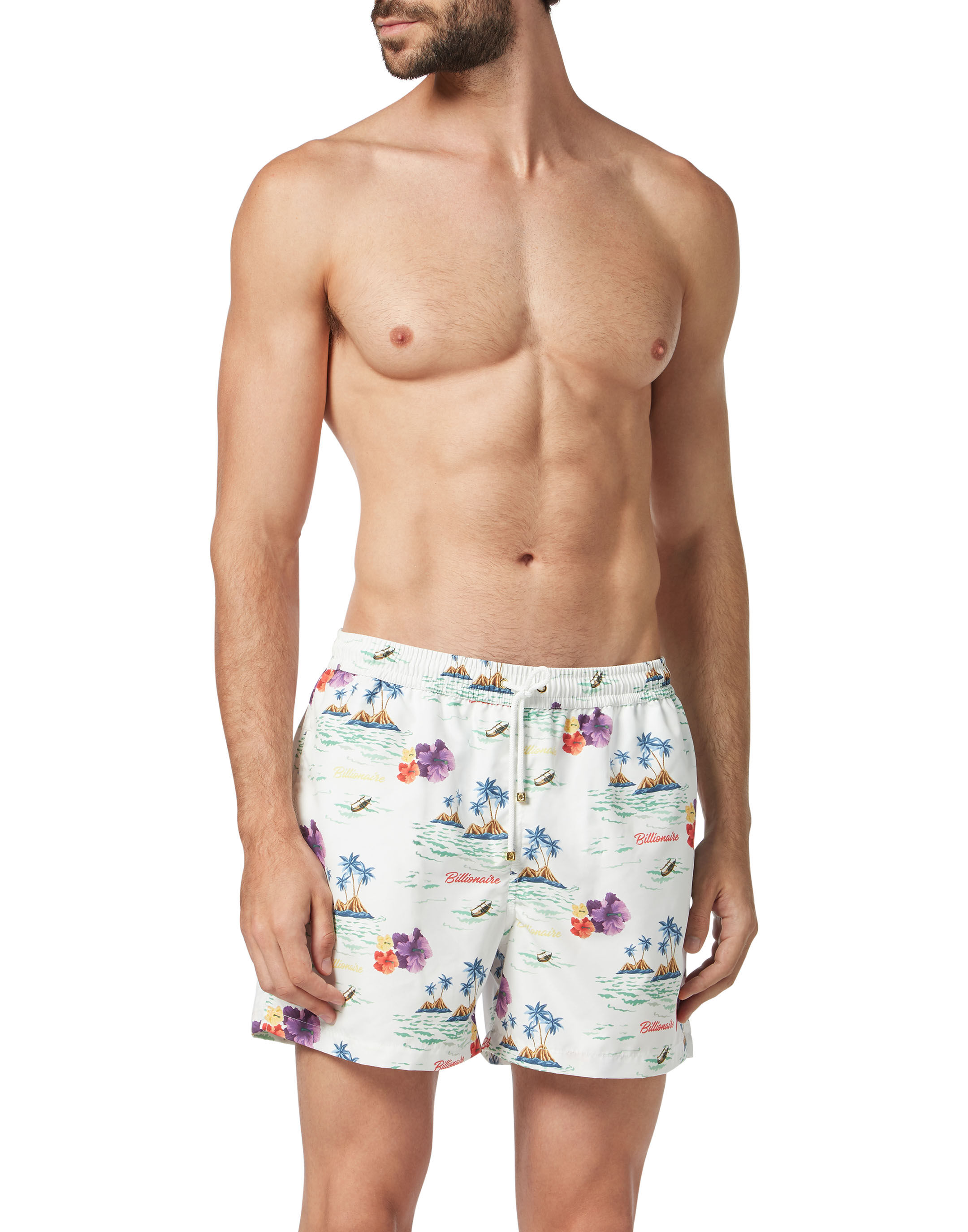 Billionaire Beachwear Short Trousers Palms