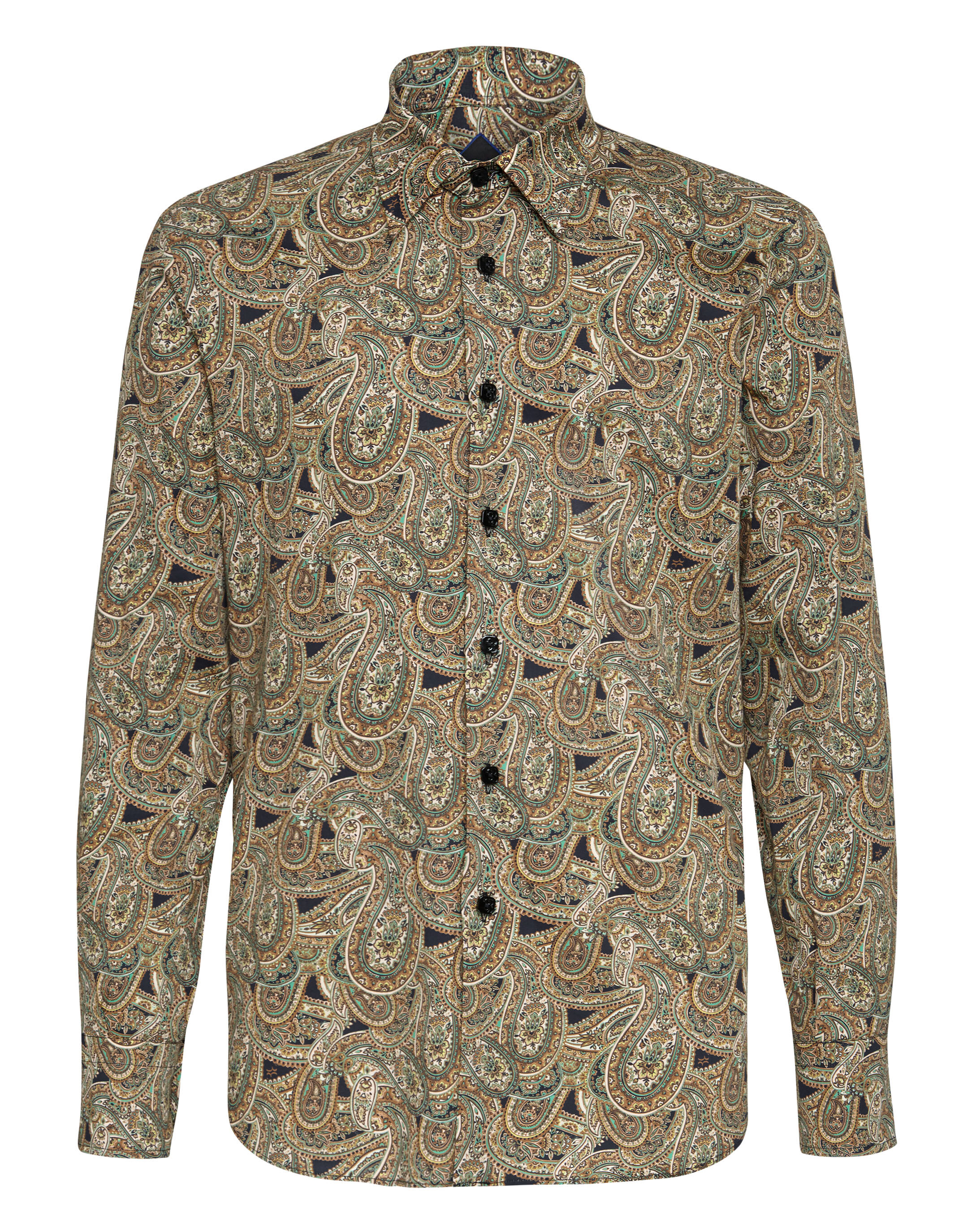 Billionaire Shirt Silver Cut LS/Milano Paisley