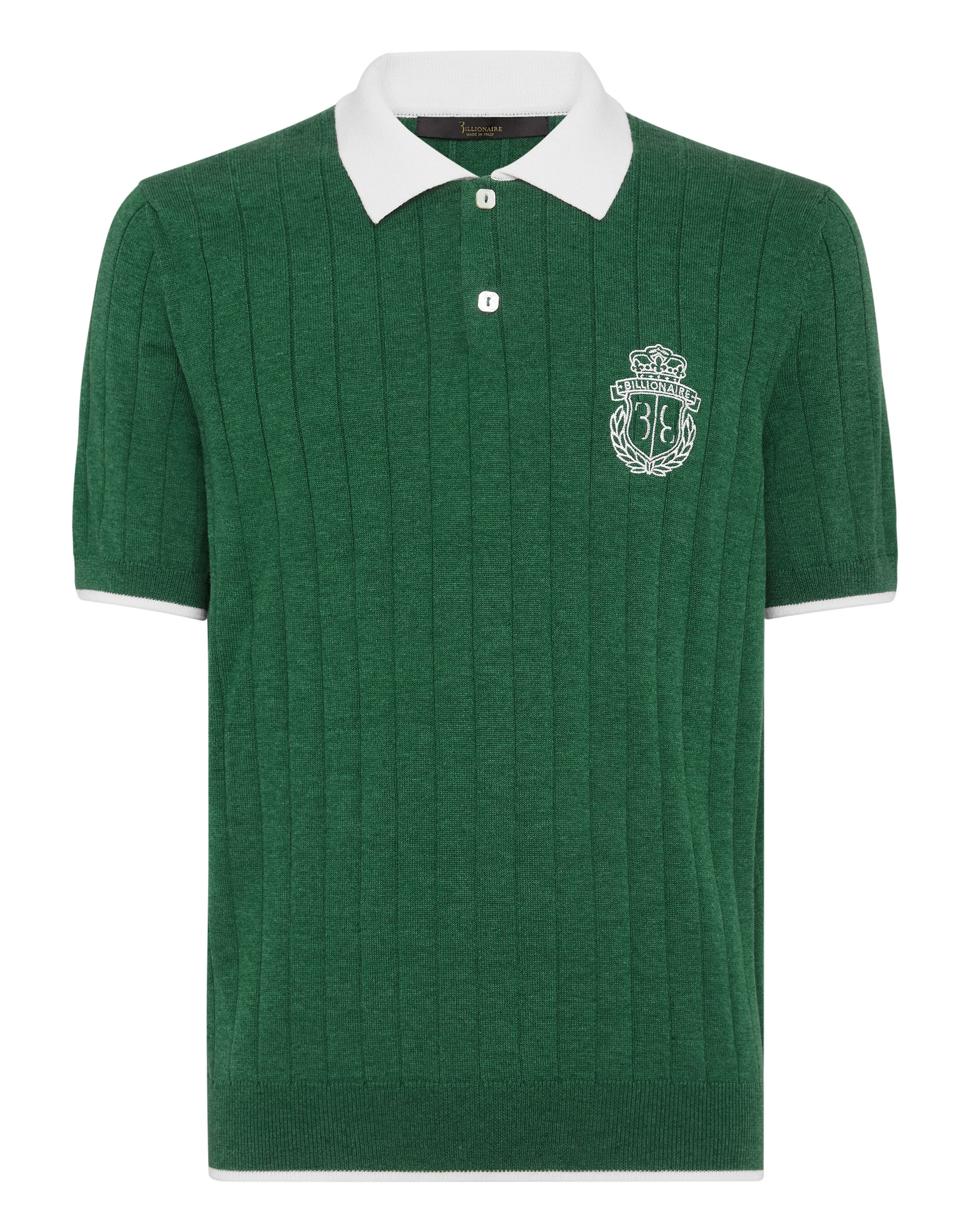 Billionaire Wool/Cotton Polo Shirt SS