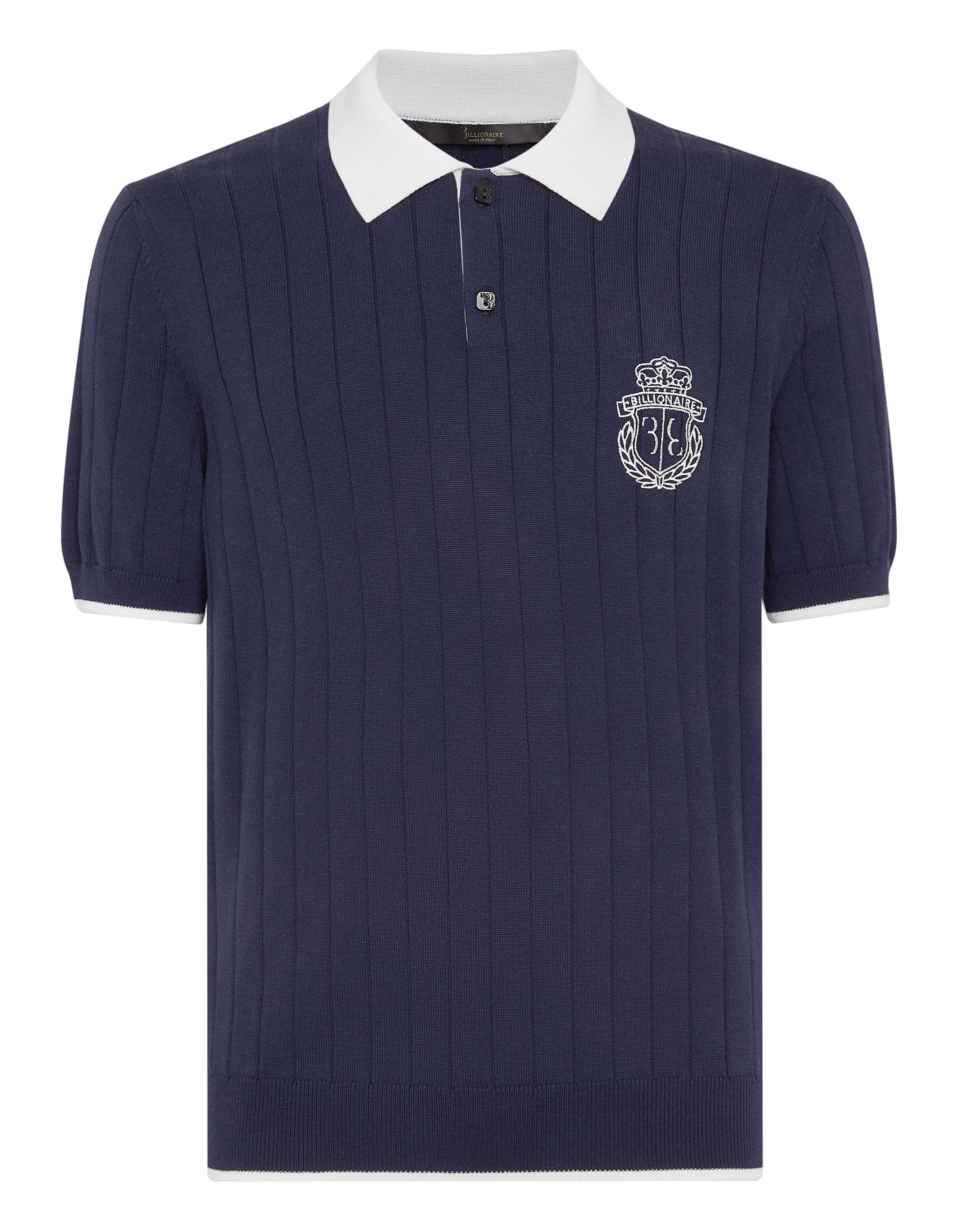 Billionaire Wool/Cotton Polo Shirt SS