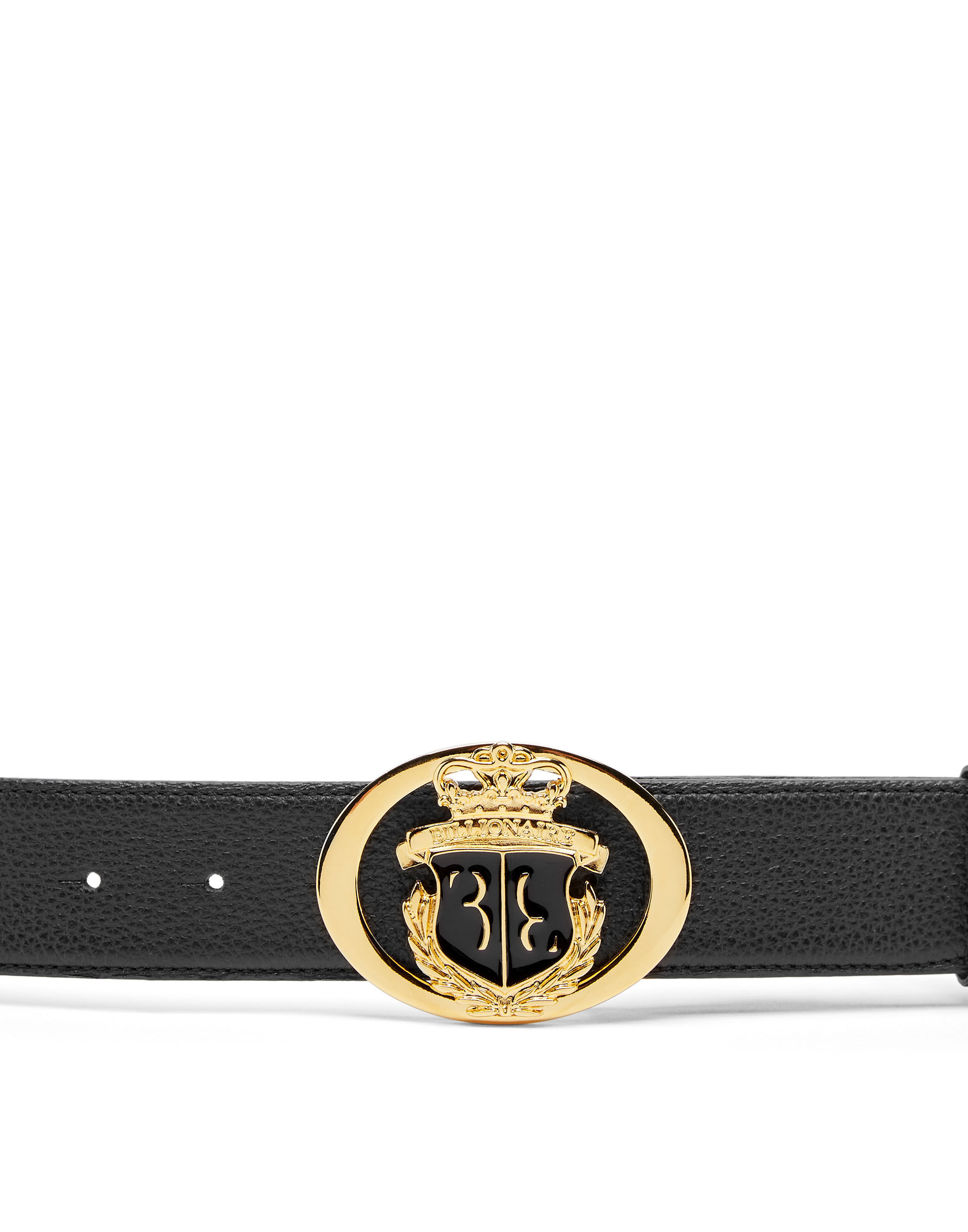 Billionaire Deer Print Leather Belt