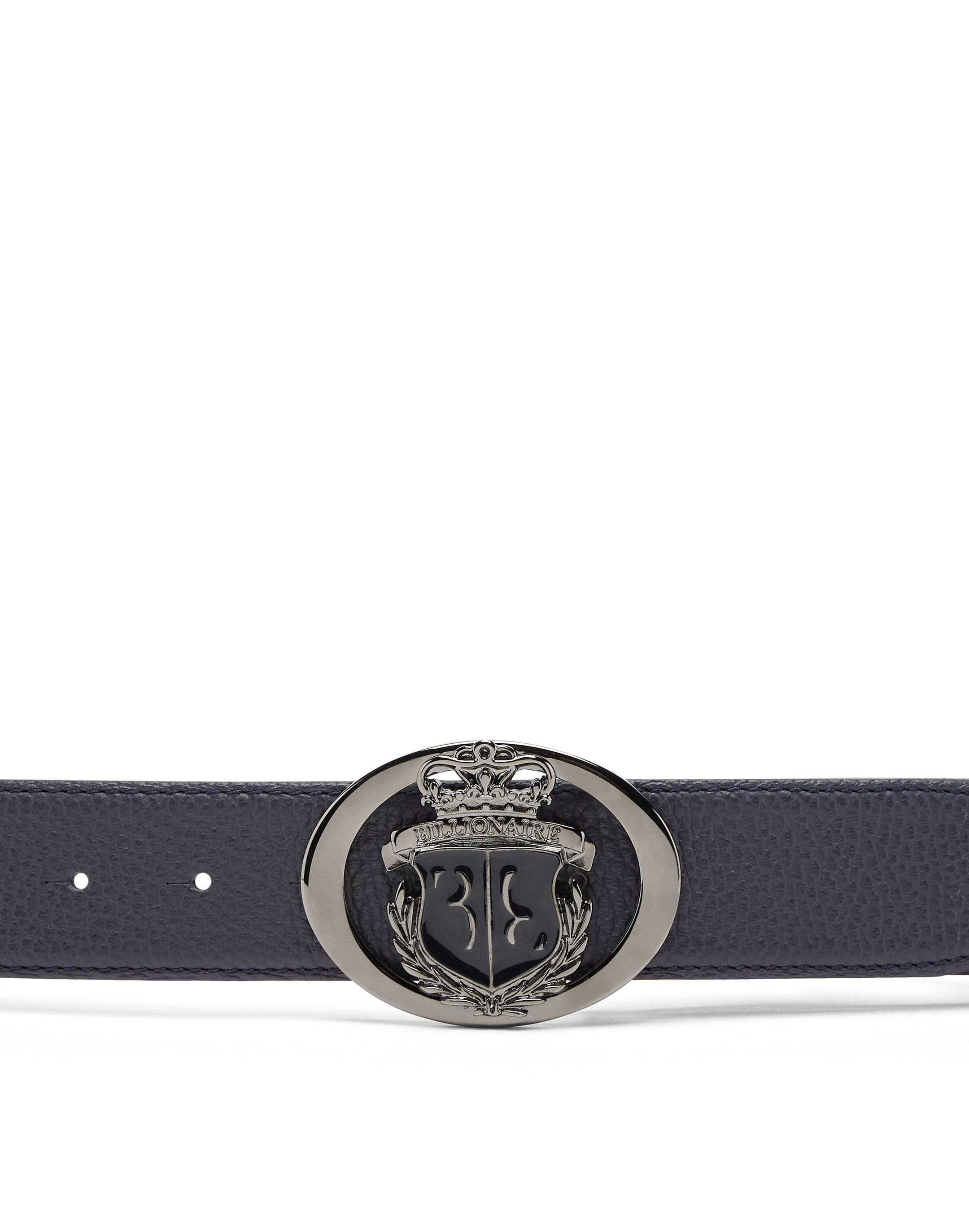 Billionaire Deer Print Leather Belt