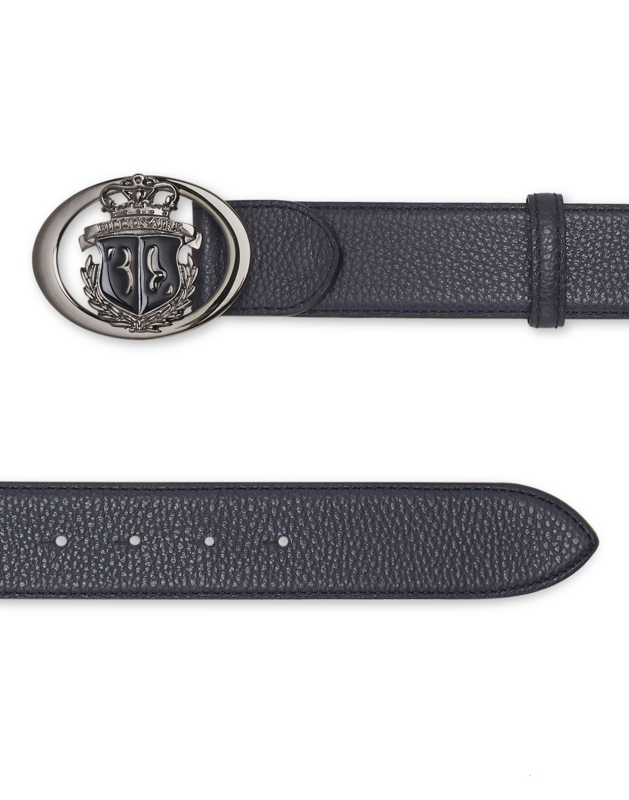 Billionaire Deer Print Leather Belt