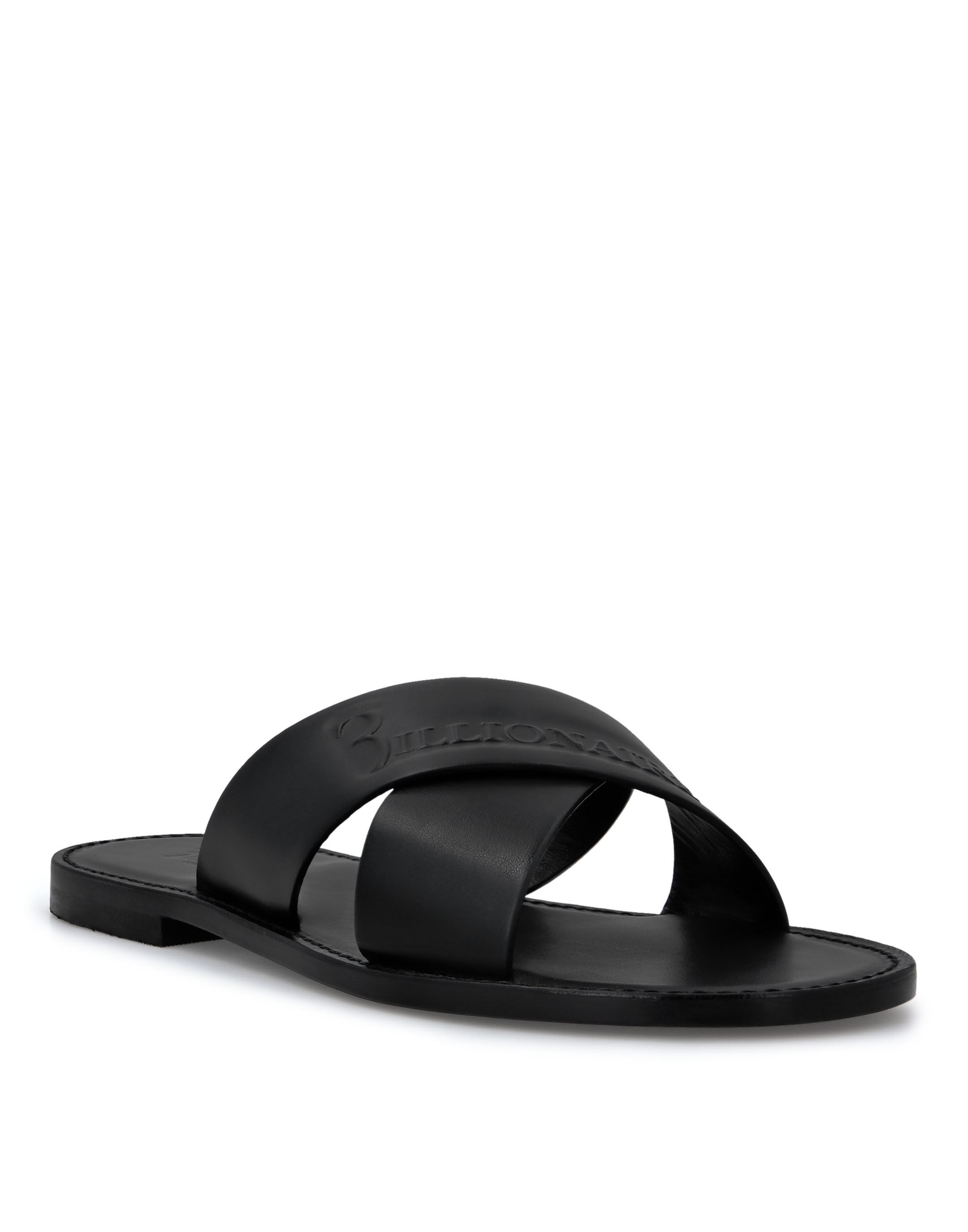 Billionaire Sandals Flat Logos