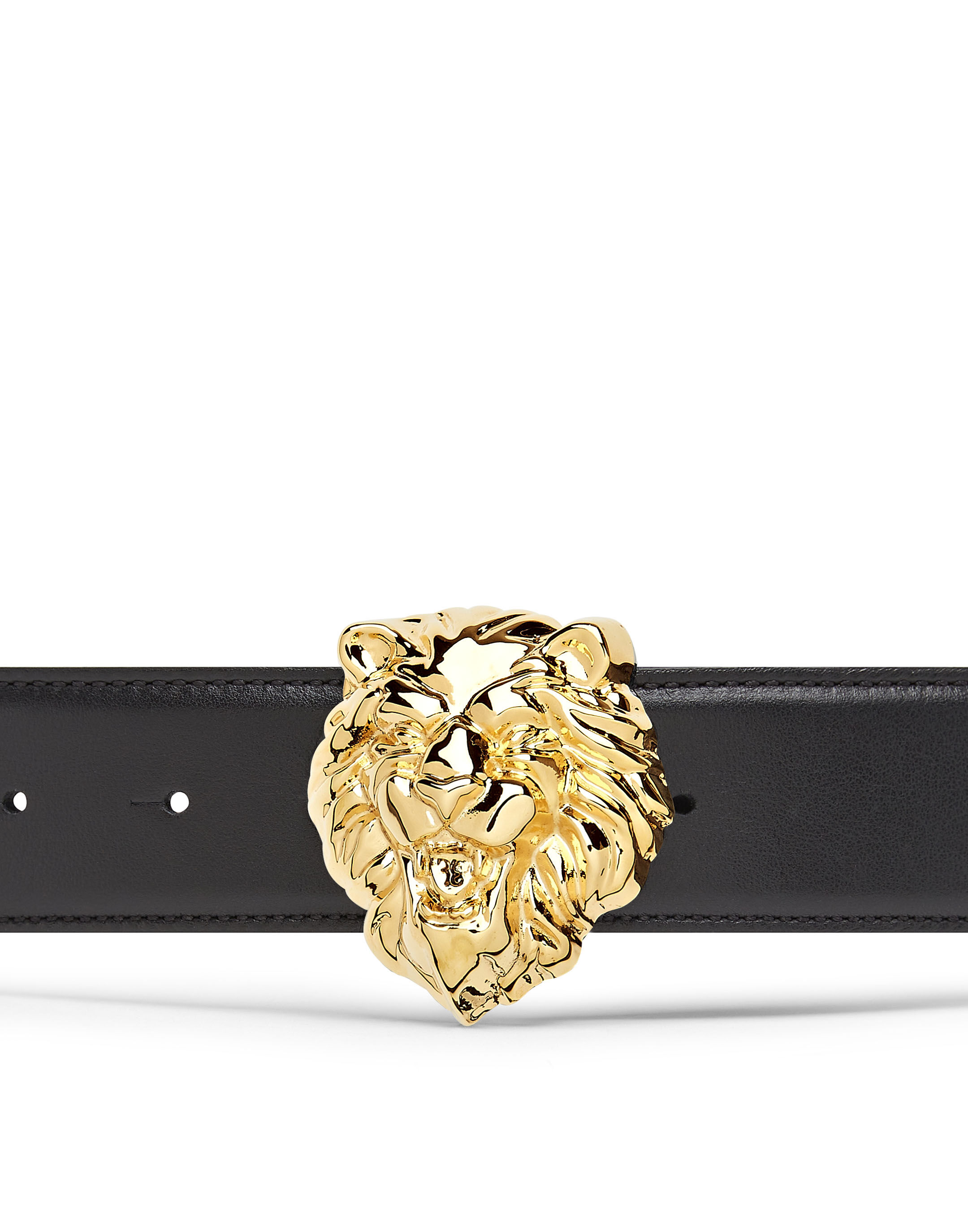 Billionaire Leather Belt Lion