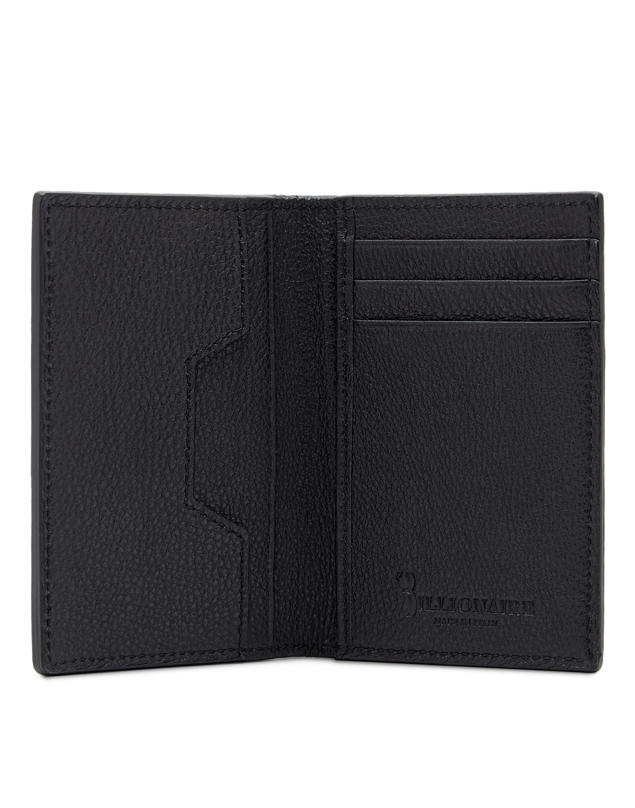 Billionaire Leather Credit Cards Holder Crest