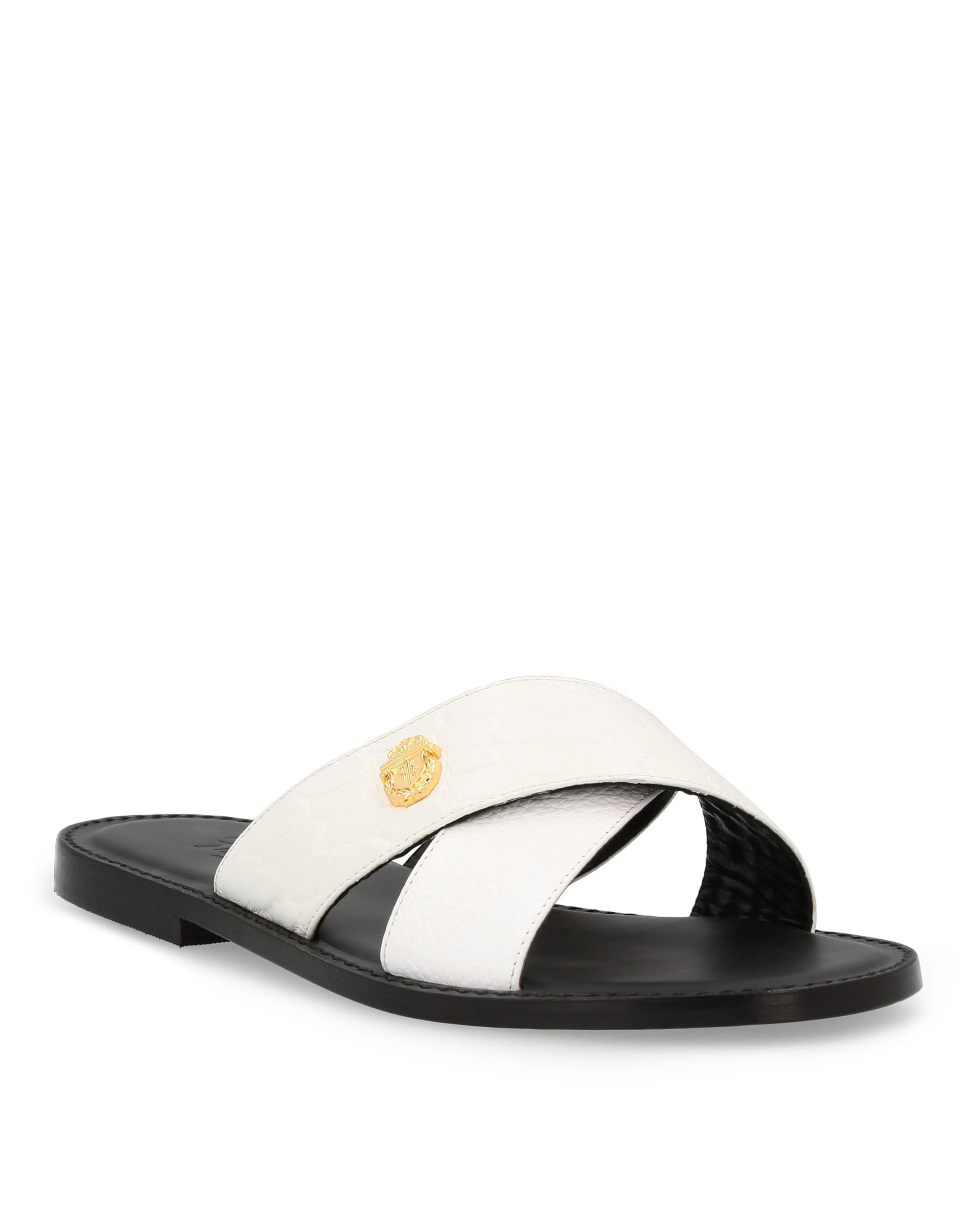 Billionaire Sandals Flat Crest