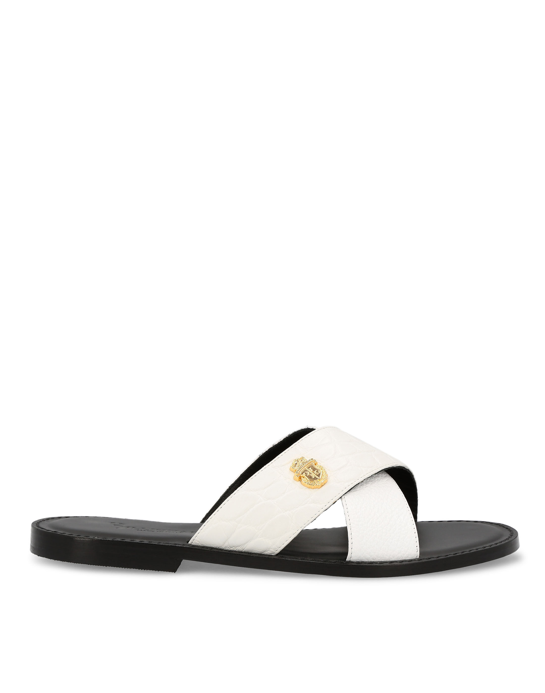 Billionaire Sandals Flat Crest