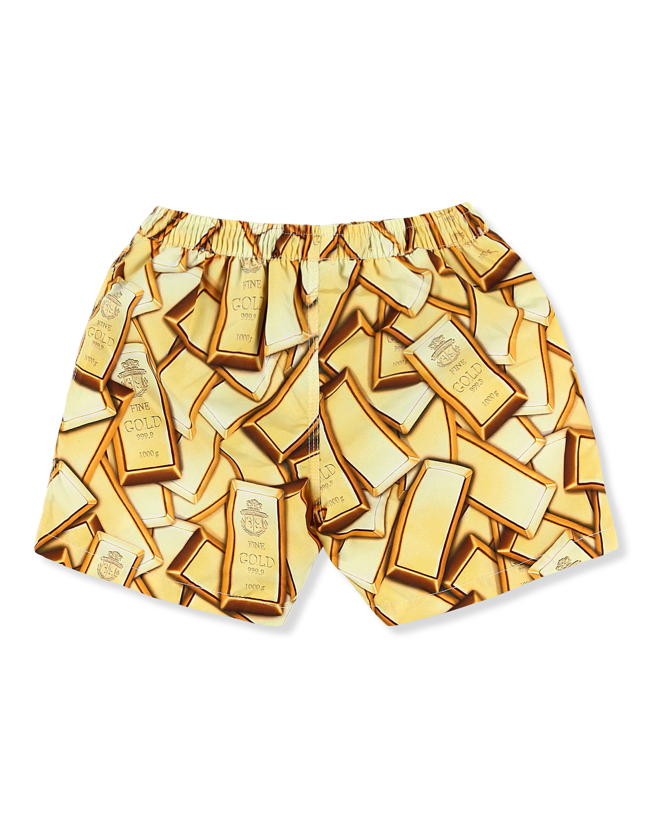 Billionaire Beachwear Short Trousers Gold