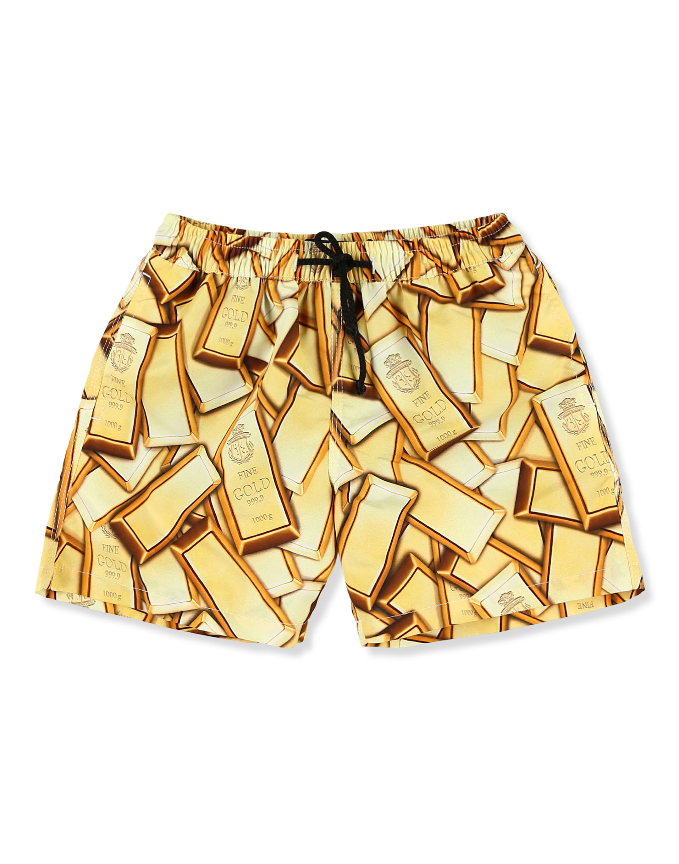 Billionaire Beachwear Short Trousers Gold