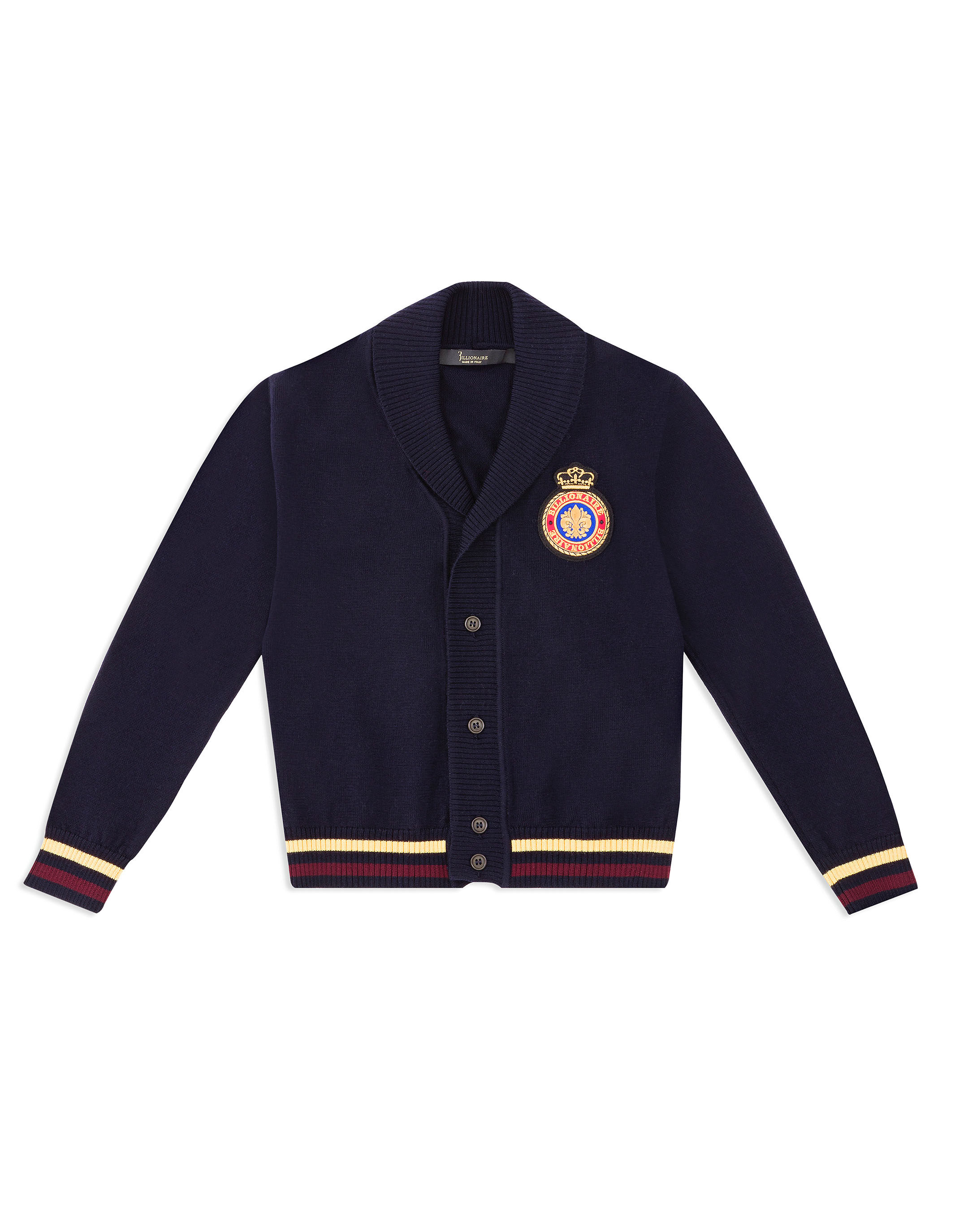 Billionaire Cardigan Short Crest