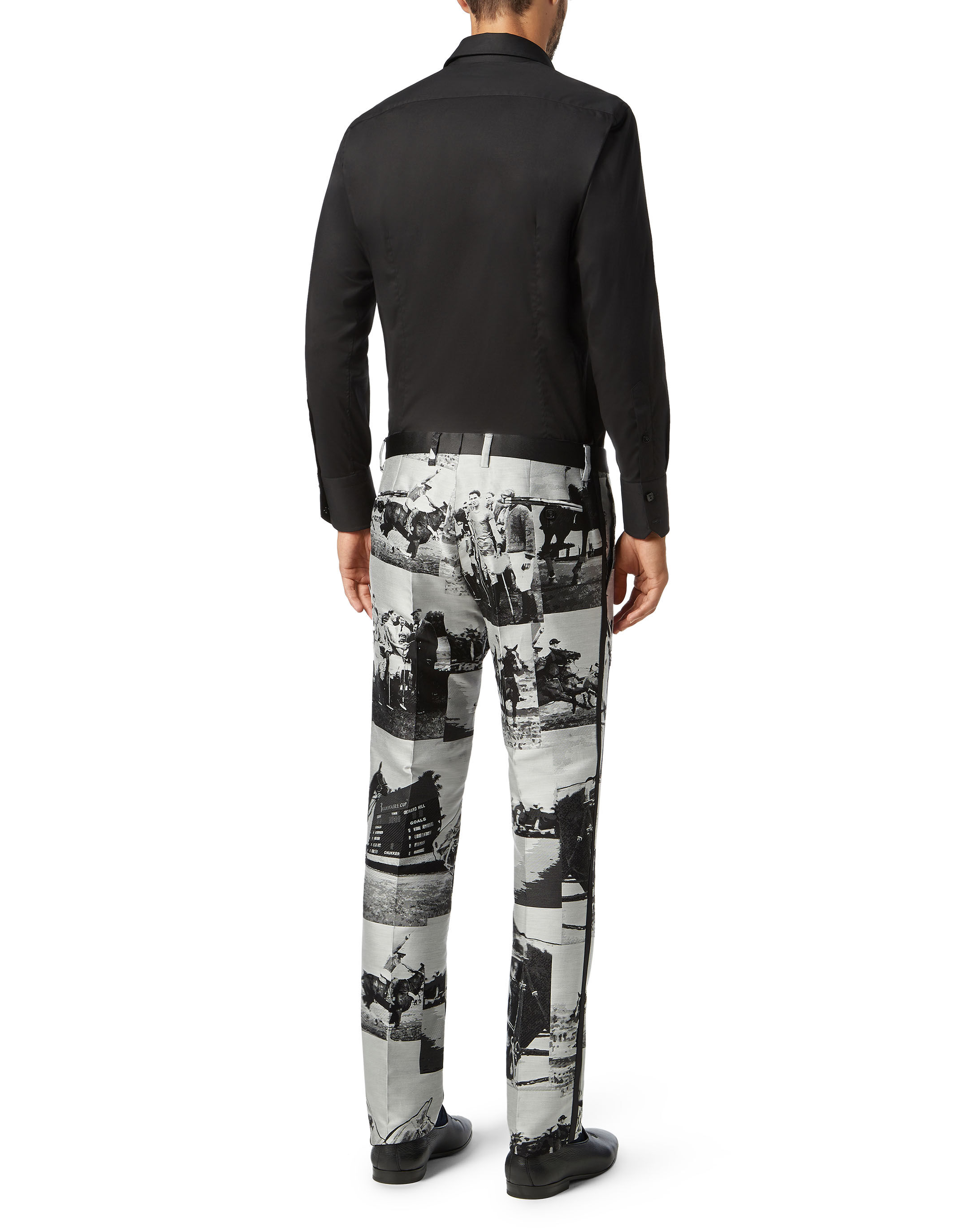 Billionaire Slim Trousers Horses