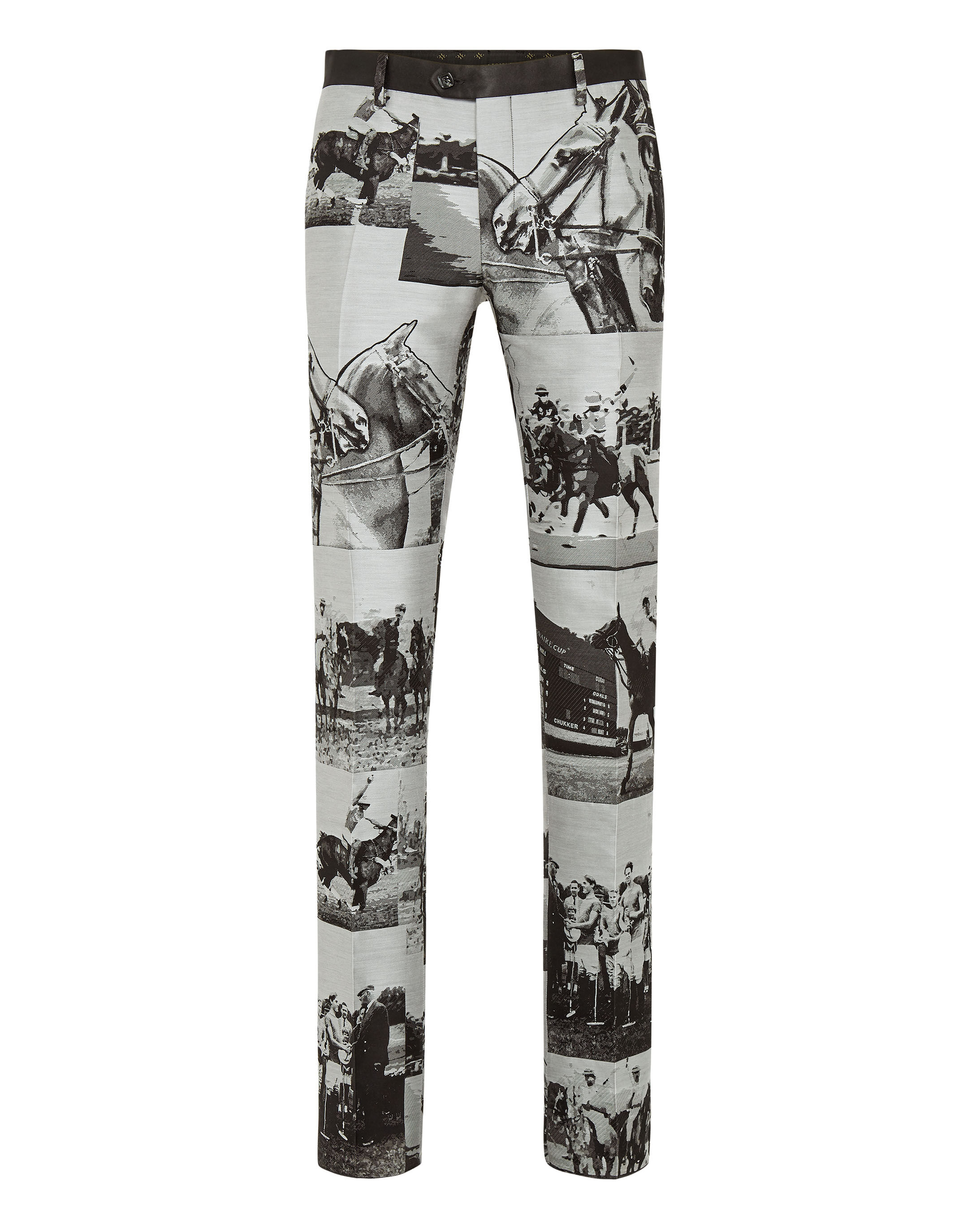 Billionaire Slim Trousers Horses