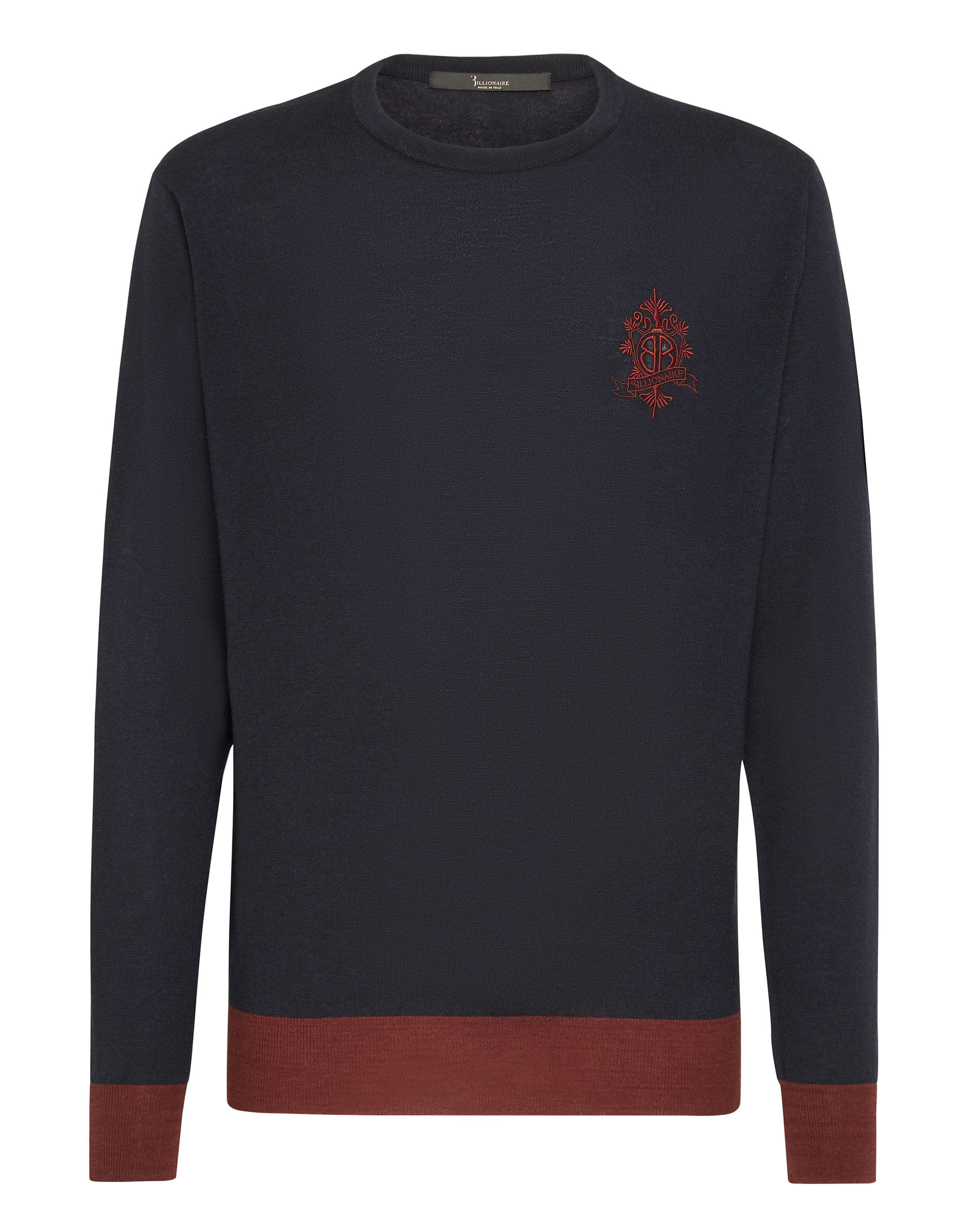 Billionaire Pullover Round Neck LS Crest