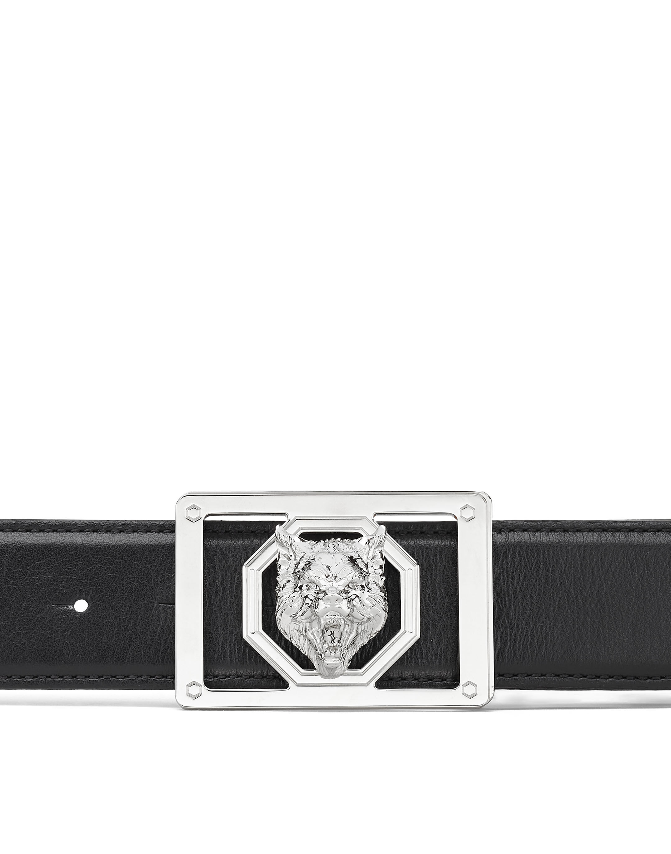 Billionaire Leather Belt Wolf