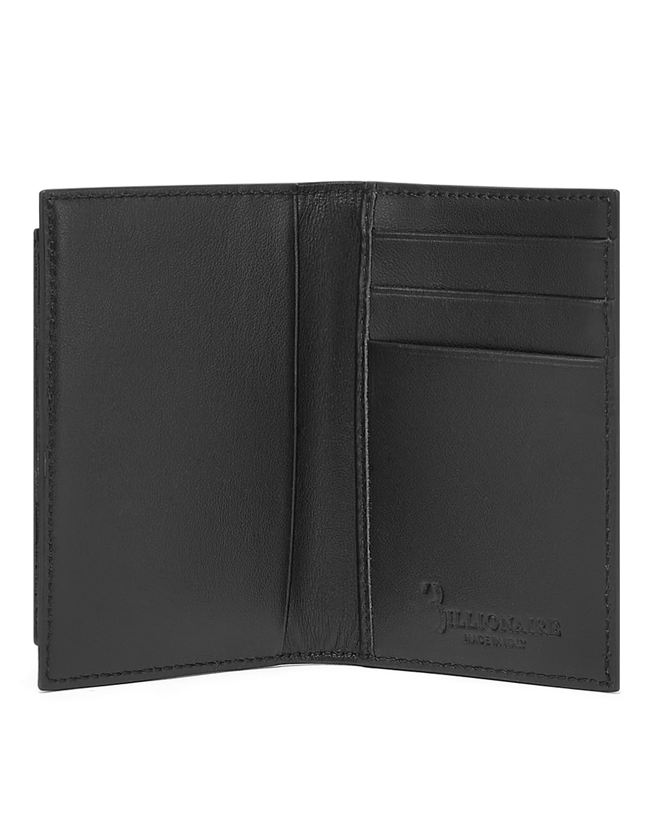 Billionaire Leather Credit Cards Holder Crest