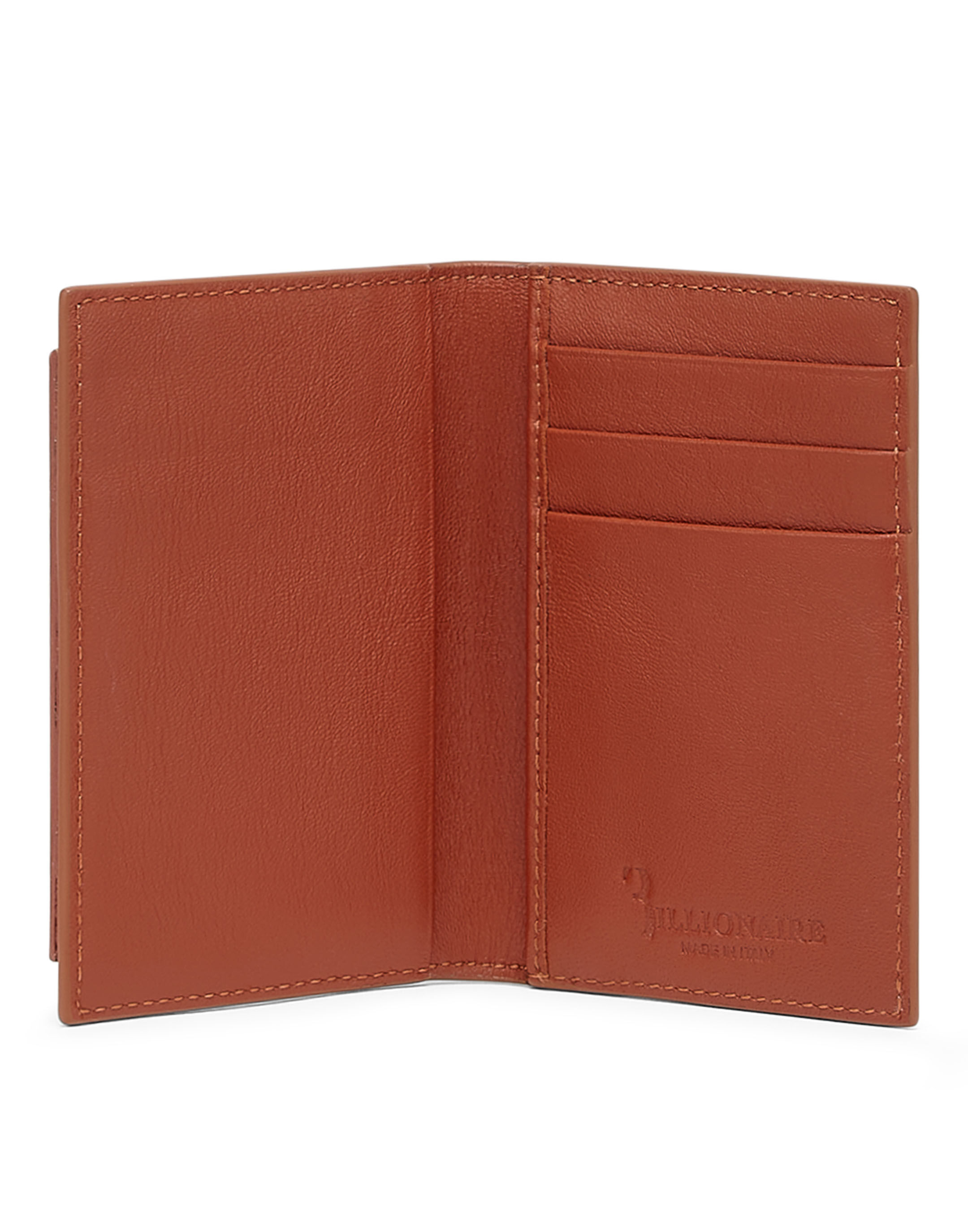 Billionaire Leather Credit Cards Holder Crest