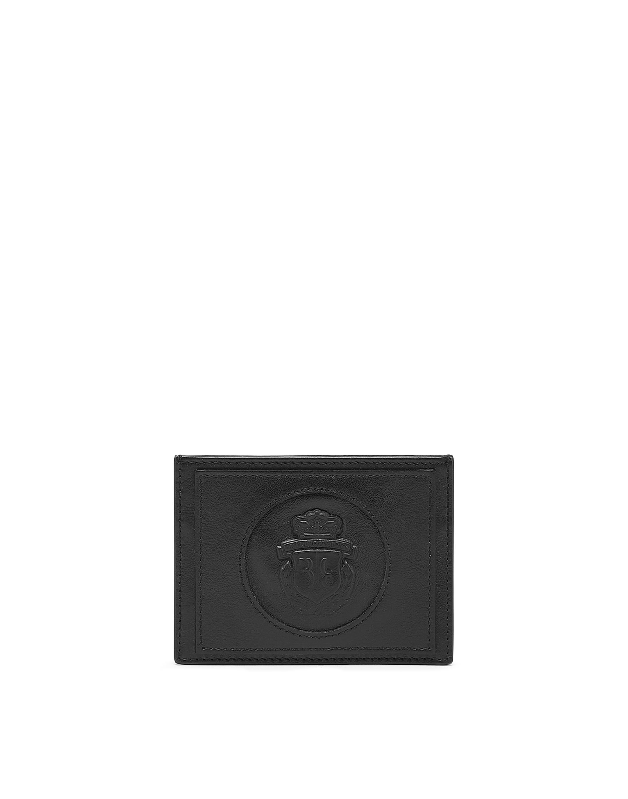 Billionaire Leather Credit Cards Holder Crest