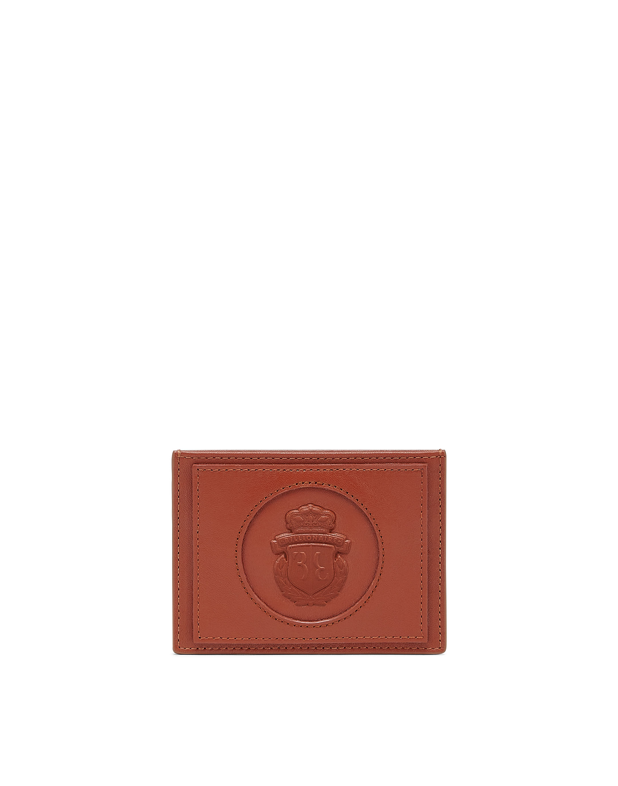 Billionaire Leather Credit Cards Holder Crest