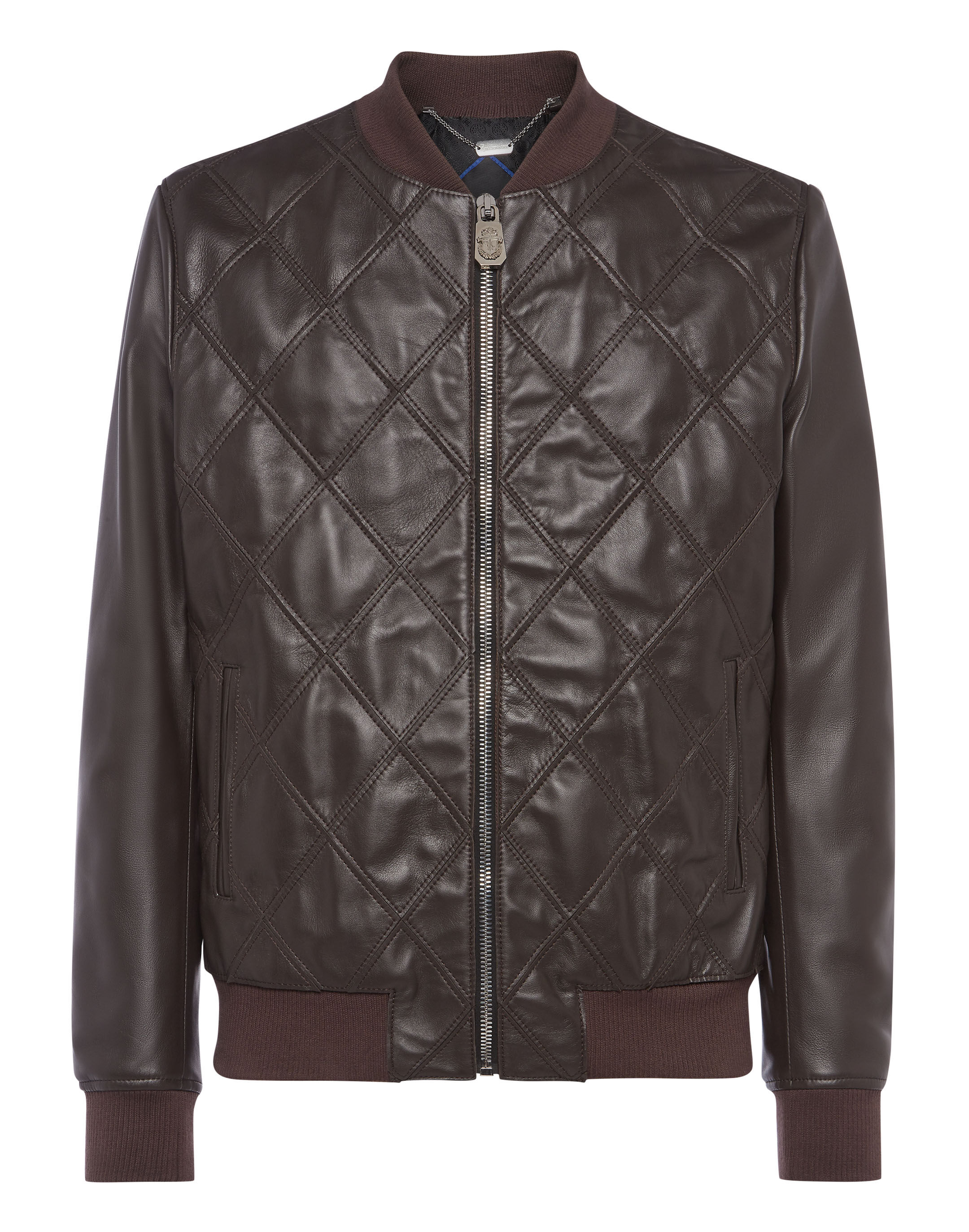 Billionaire Diamond leather Bomber