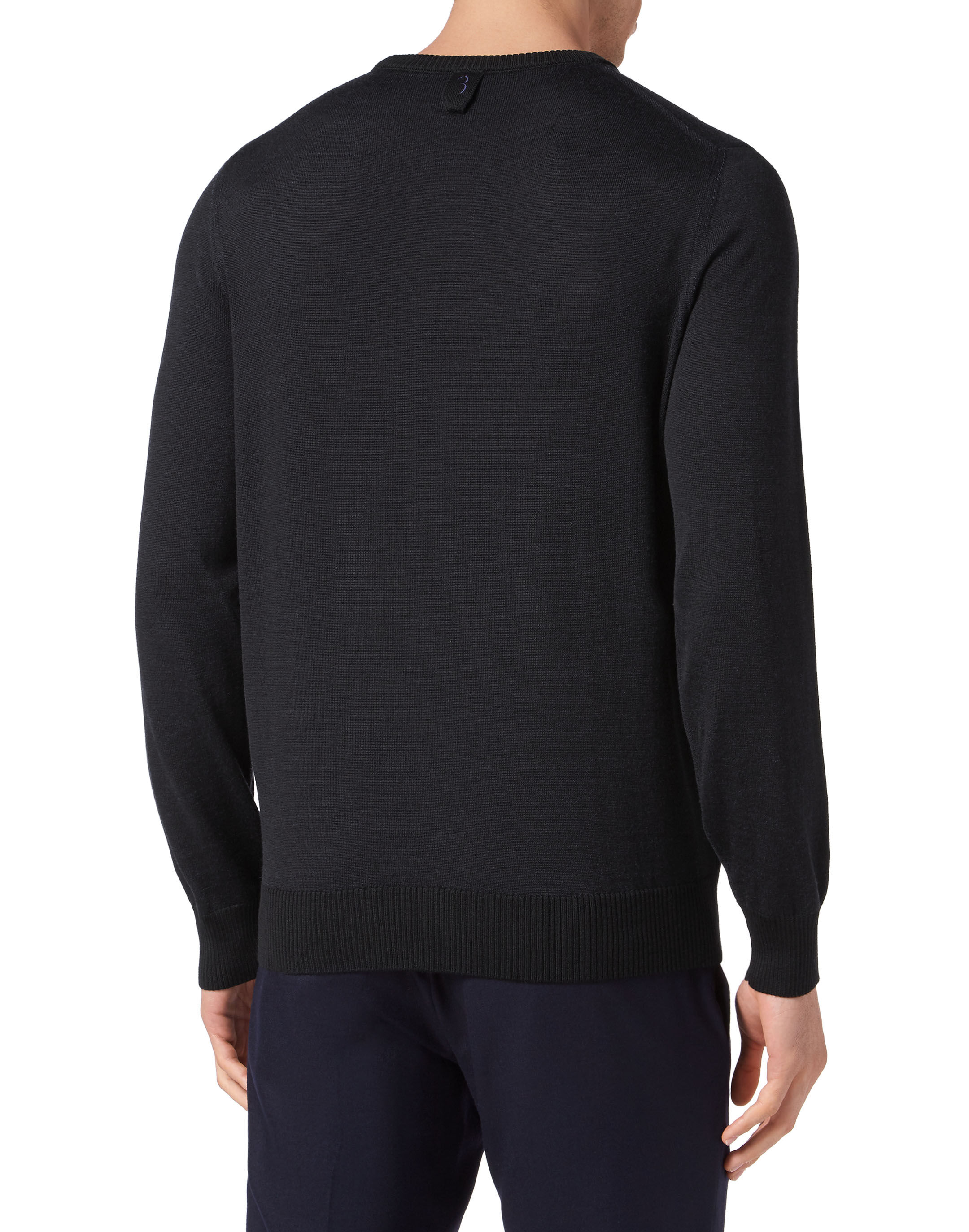 Billionaire Wool Pullover Round Neck LS