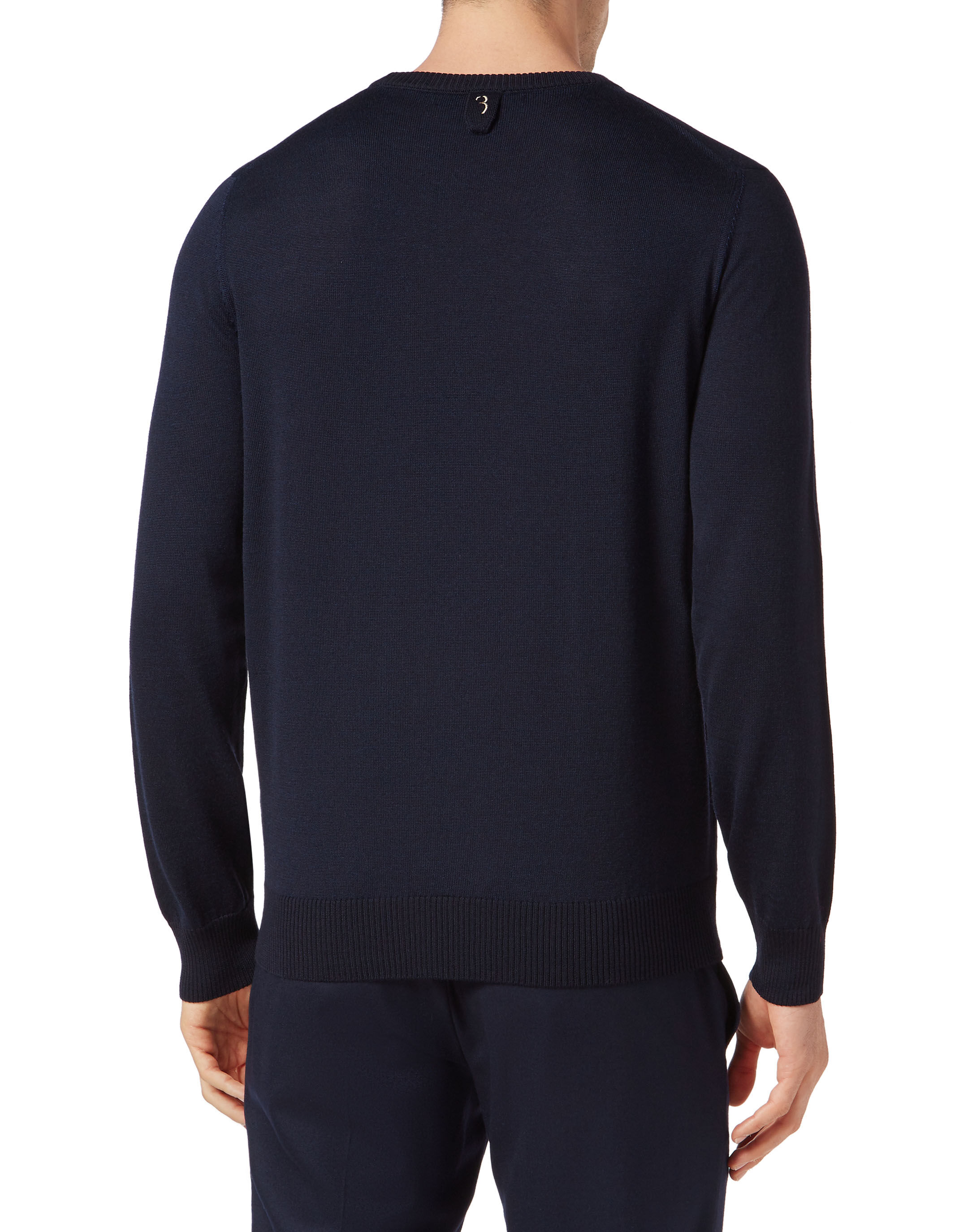 Billionaire Wool Pullover Round Neck LS