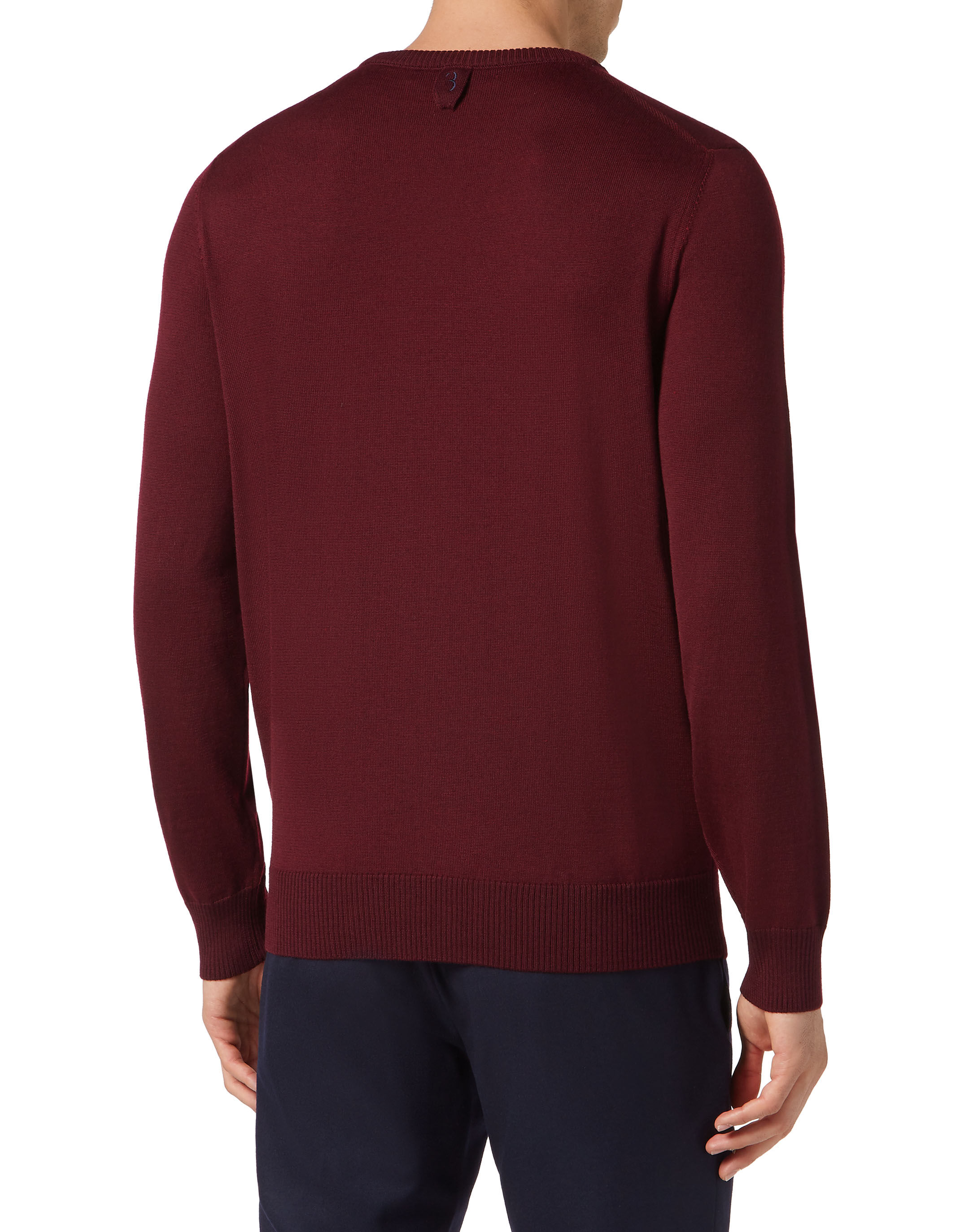 Billionaire Wool Pullover Round Neck LS