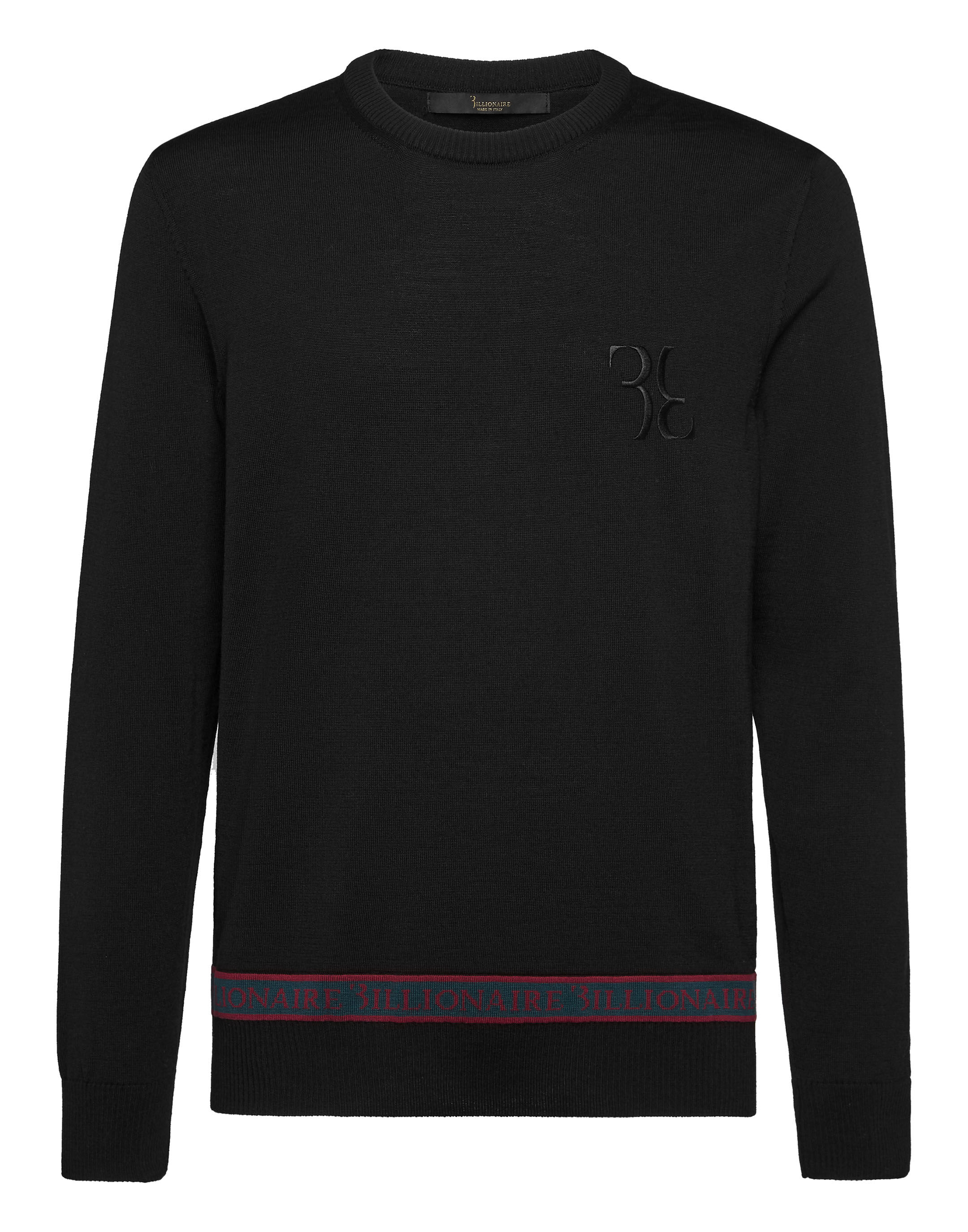 Billionaire Wool and Silk Pullover Round Neck LS