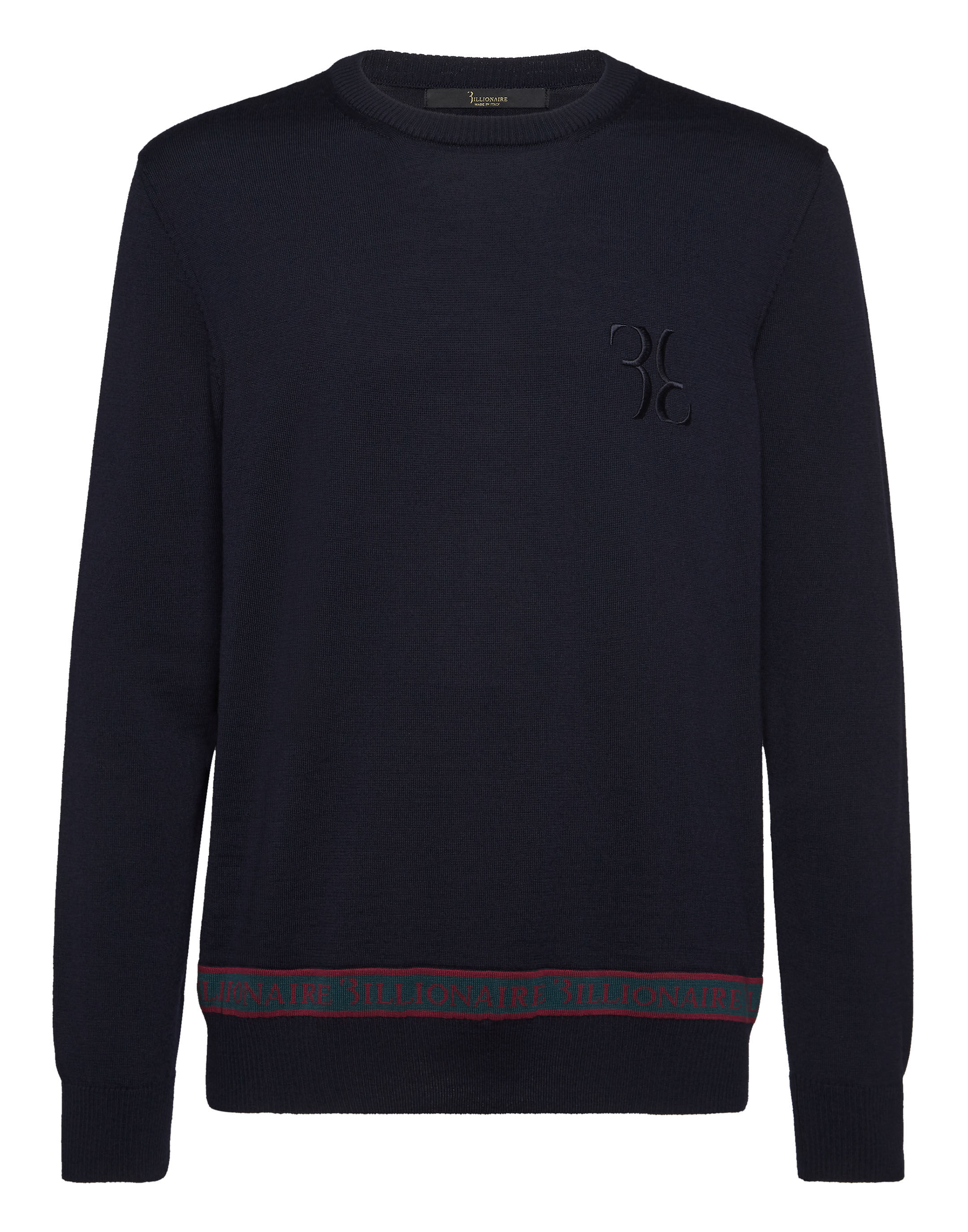 Billionaire Wool and Silk Pullover Round Neck LS