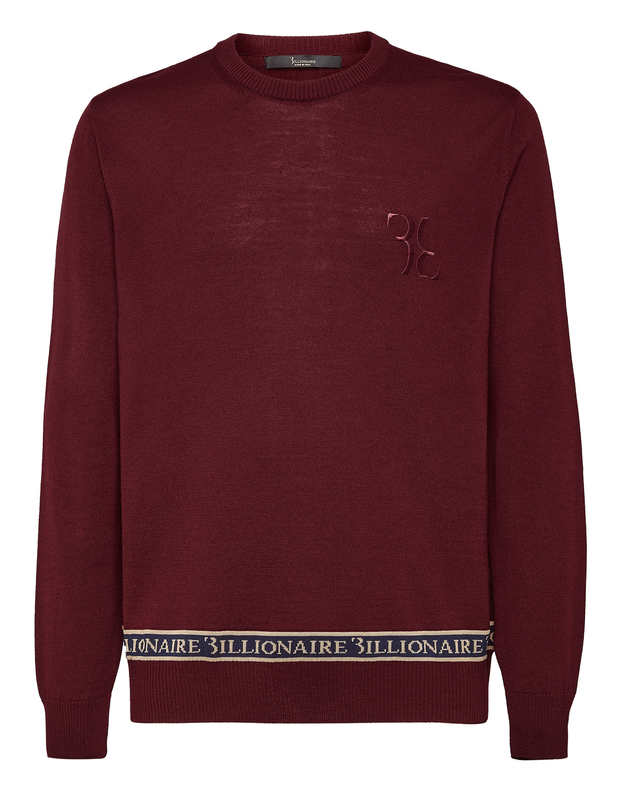 Billionaire Wool and Silk Pullover Round Neck LS