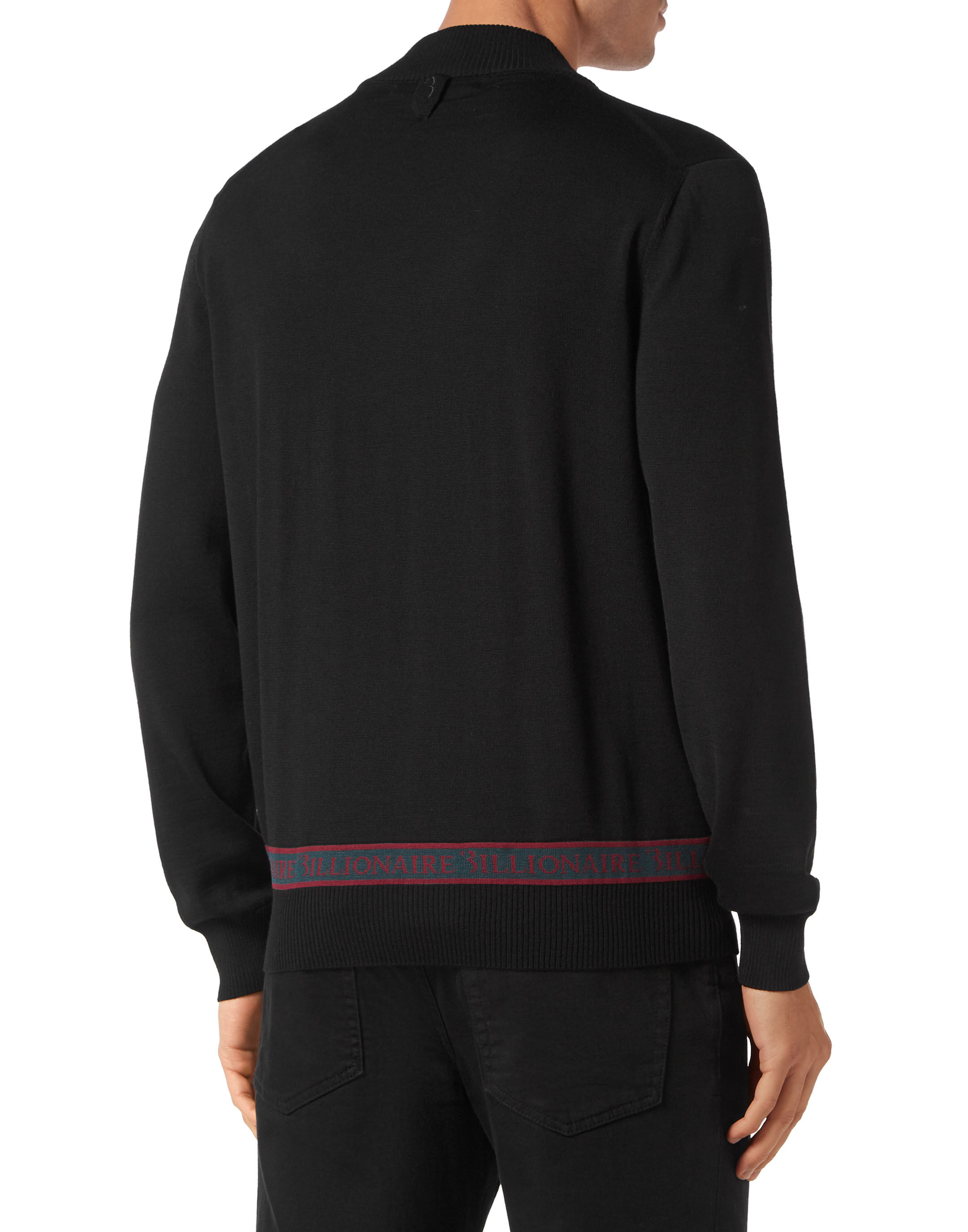 Billionaire Wool and Silk Pullover full zip