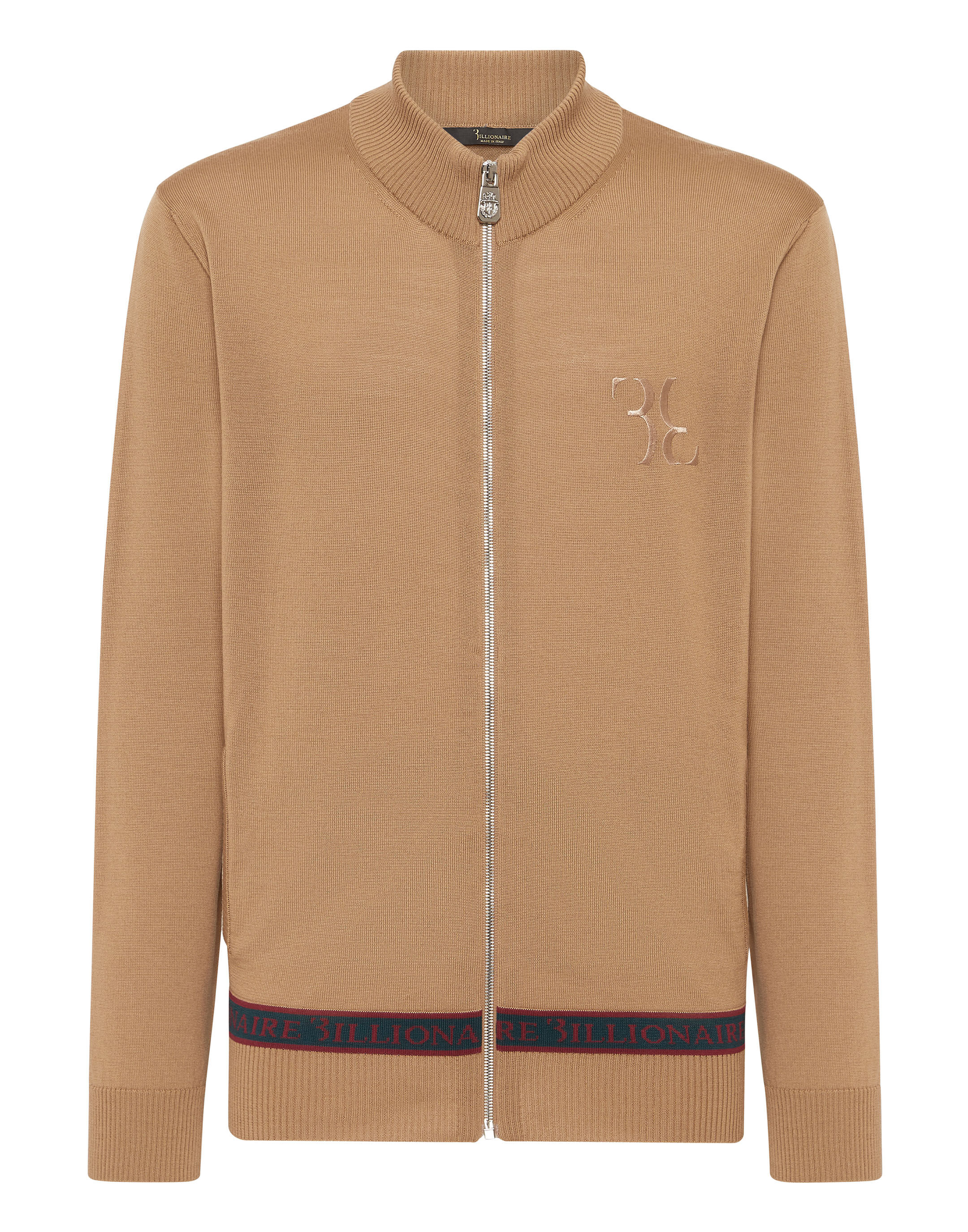 Billionaire Wool and Silk Pullover full zip