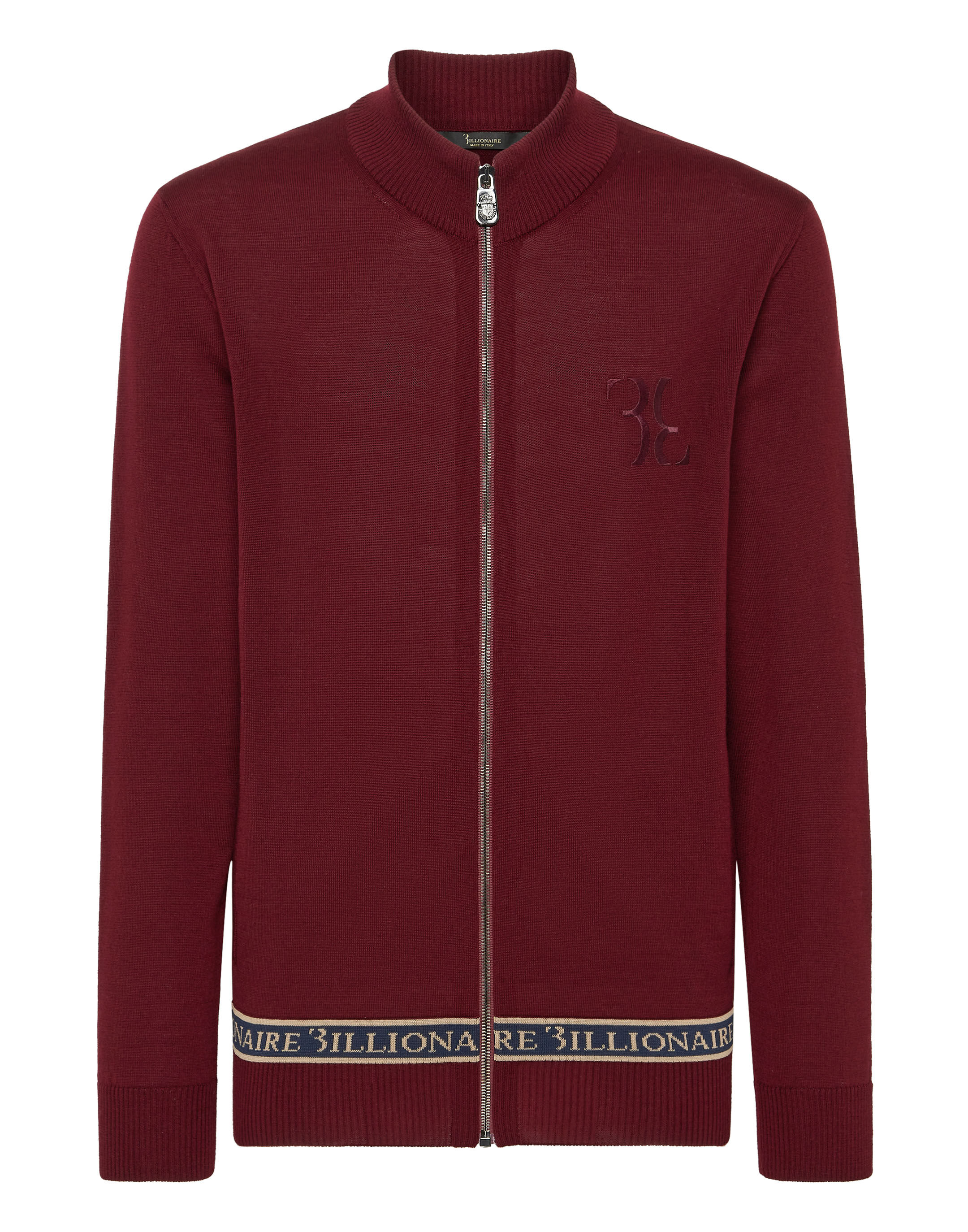 Billionaire Wool and Silk Pullover full zip