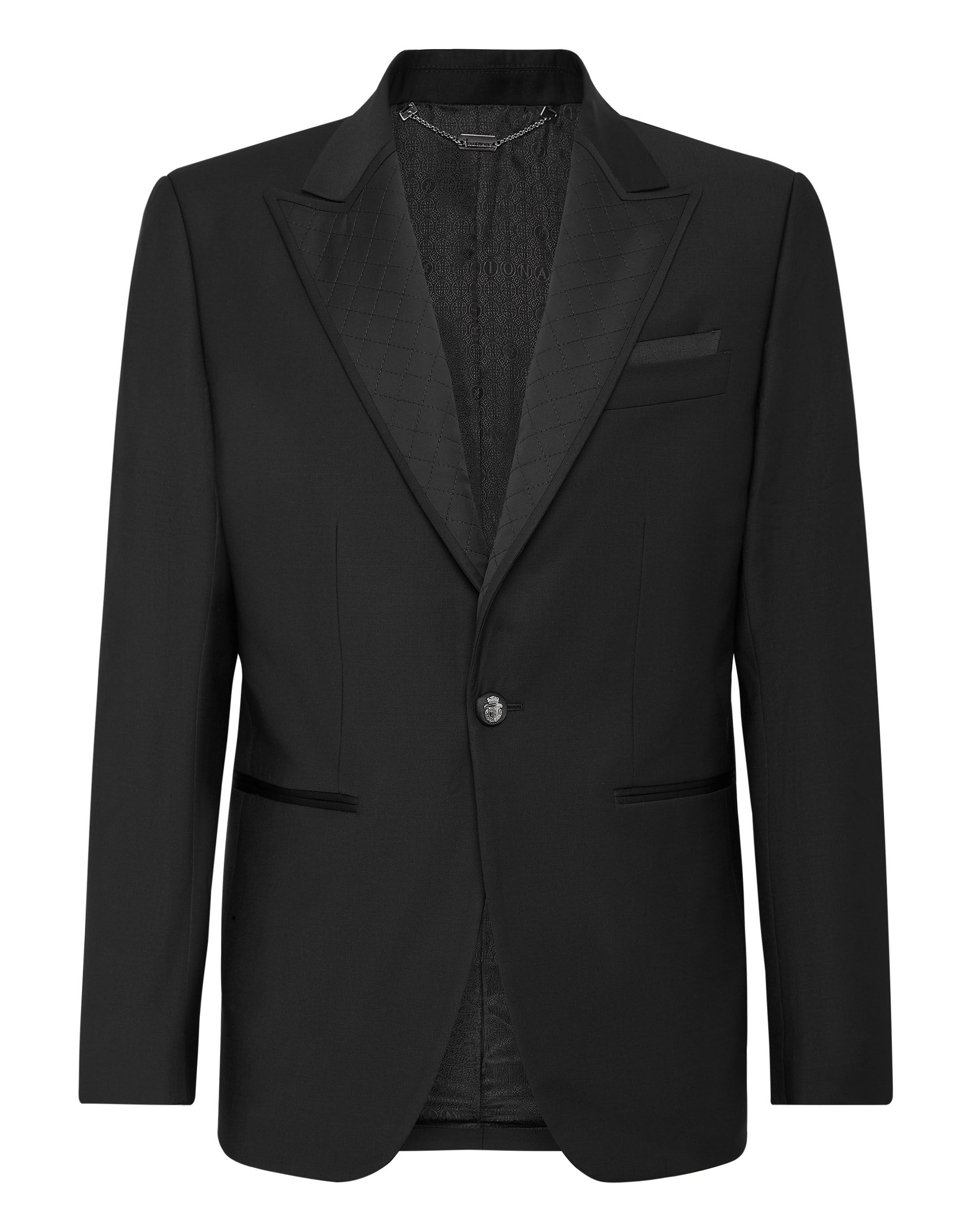 Billionaire Light Wool and Satin Blazer