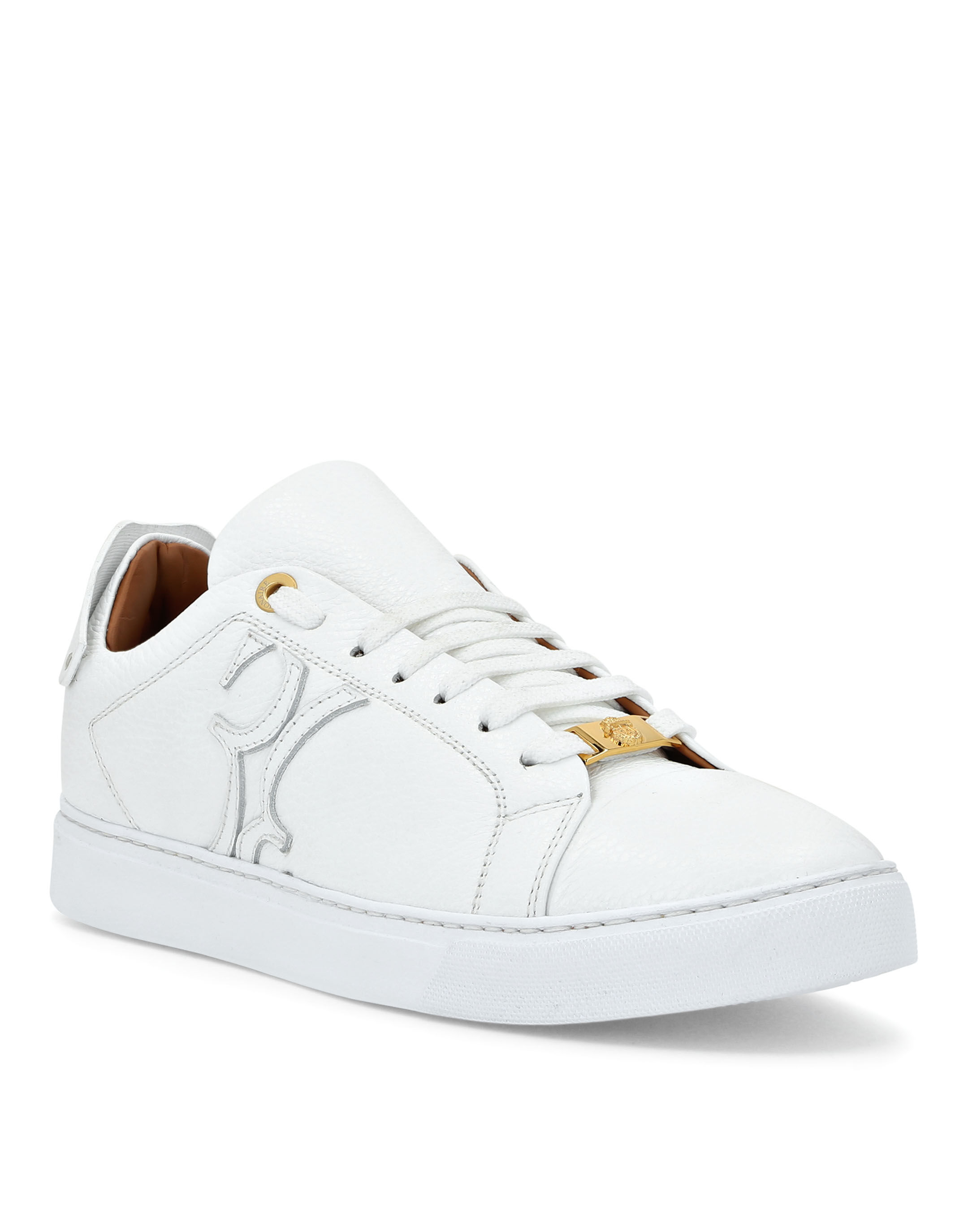 Billionaire Leather Lo-Top Sneakers