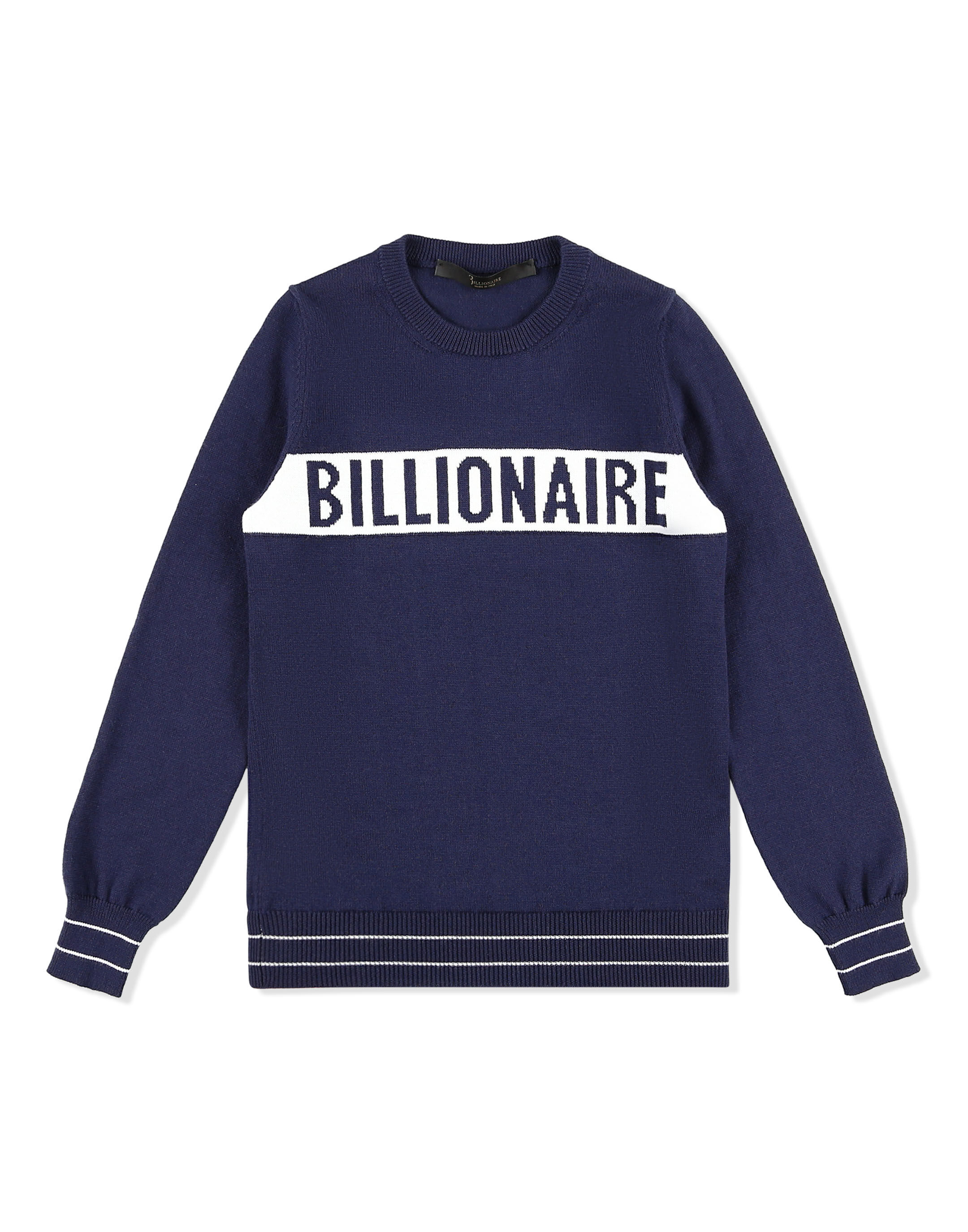 Billionaire Pullover Round Neck LS Statement