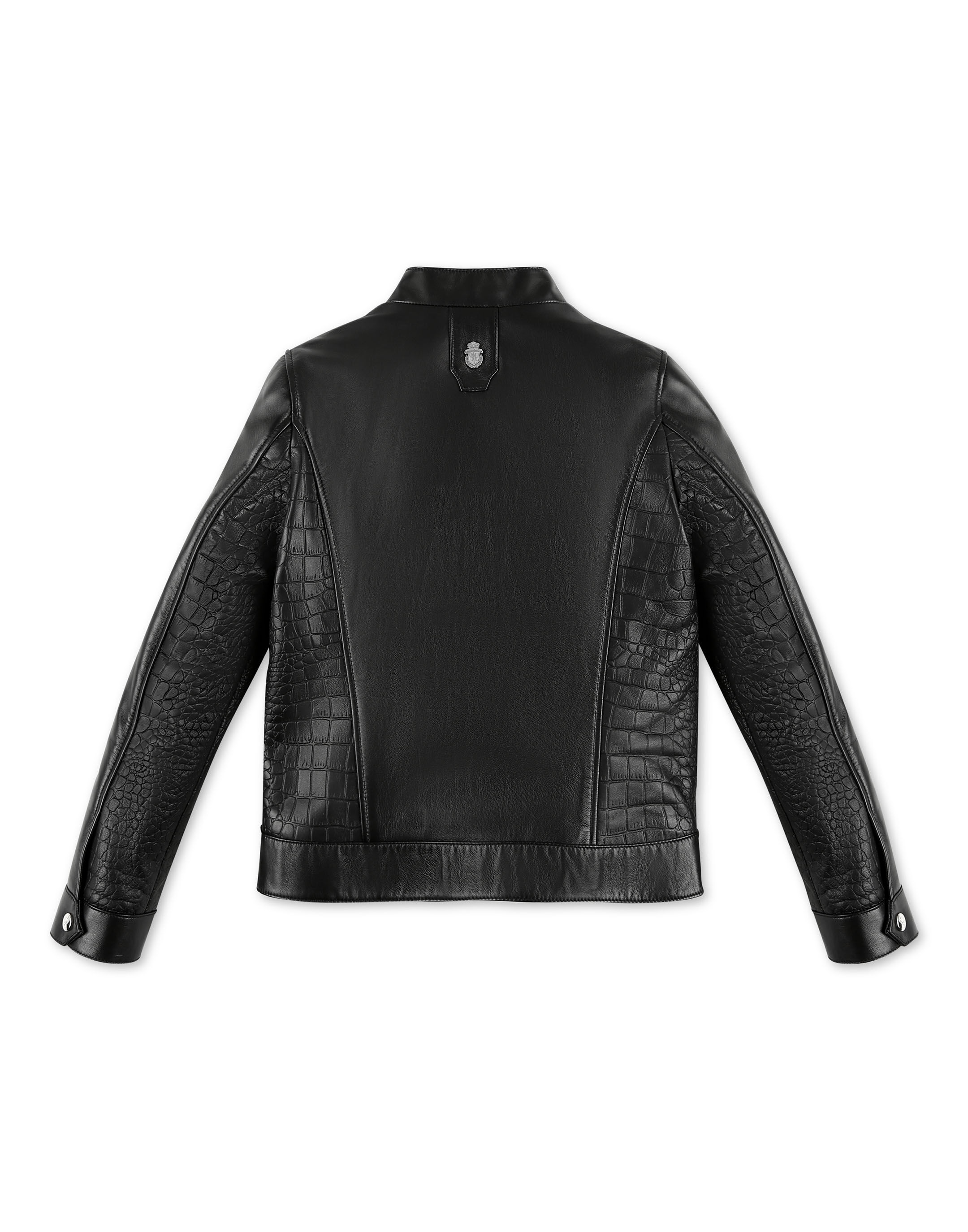 Billionaire Leather Bomber Double B