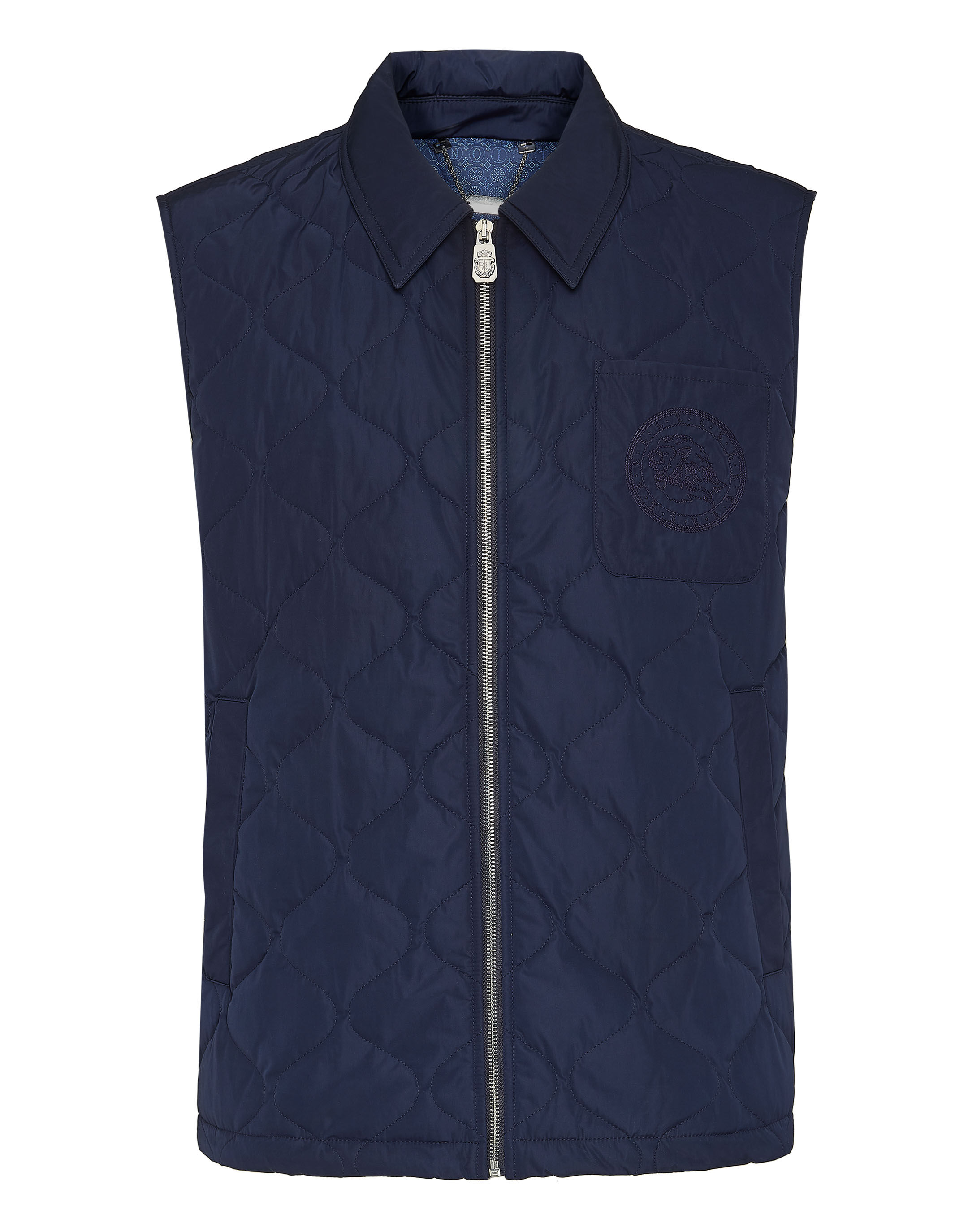 Billionaire Nylon Jacket Sleeveless Lion