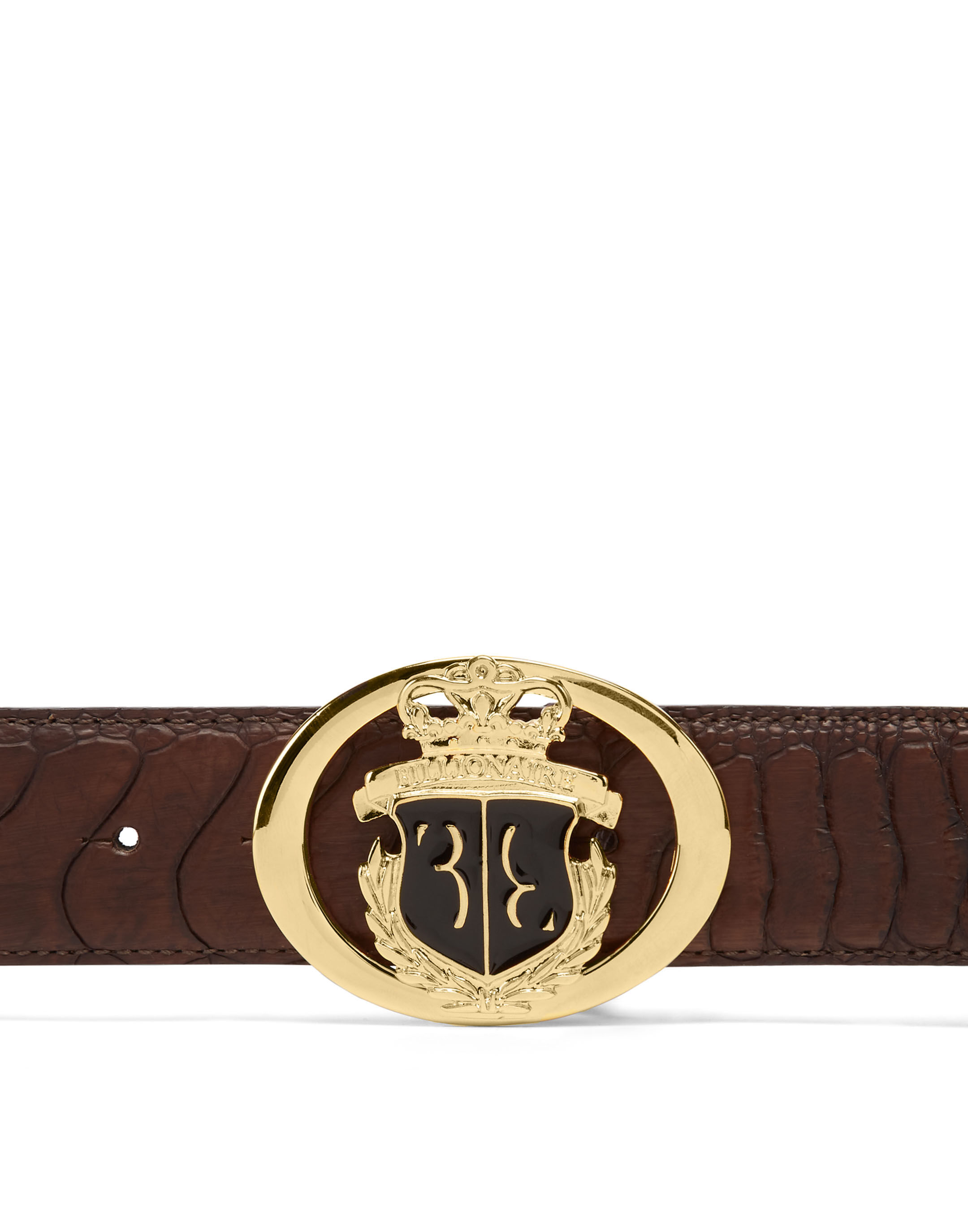 Billionaire Ostrich Leather Belt