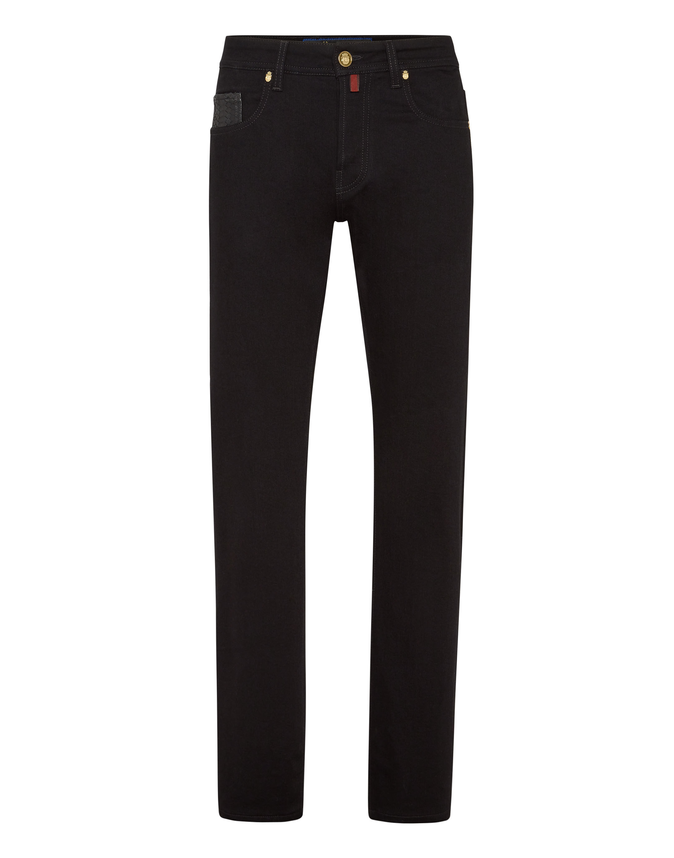 Billionaire Denim Trousers Super Straight Cut Fit Elaphe