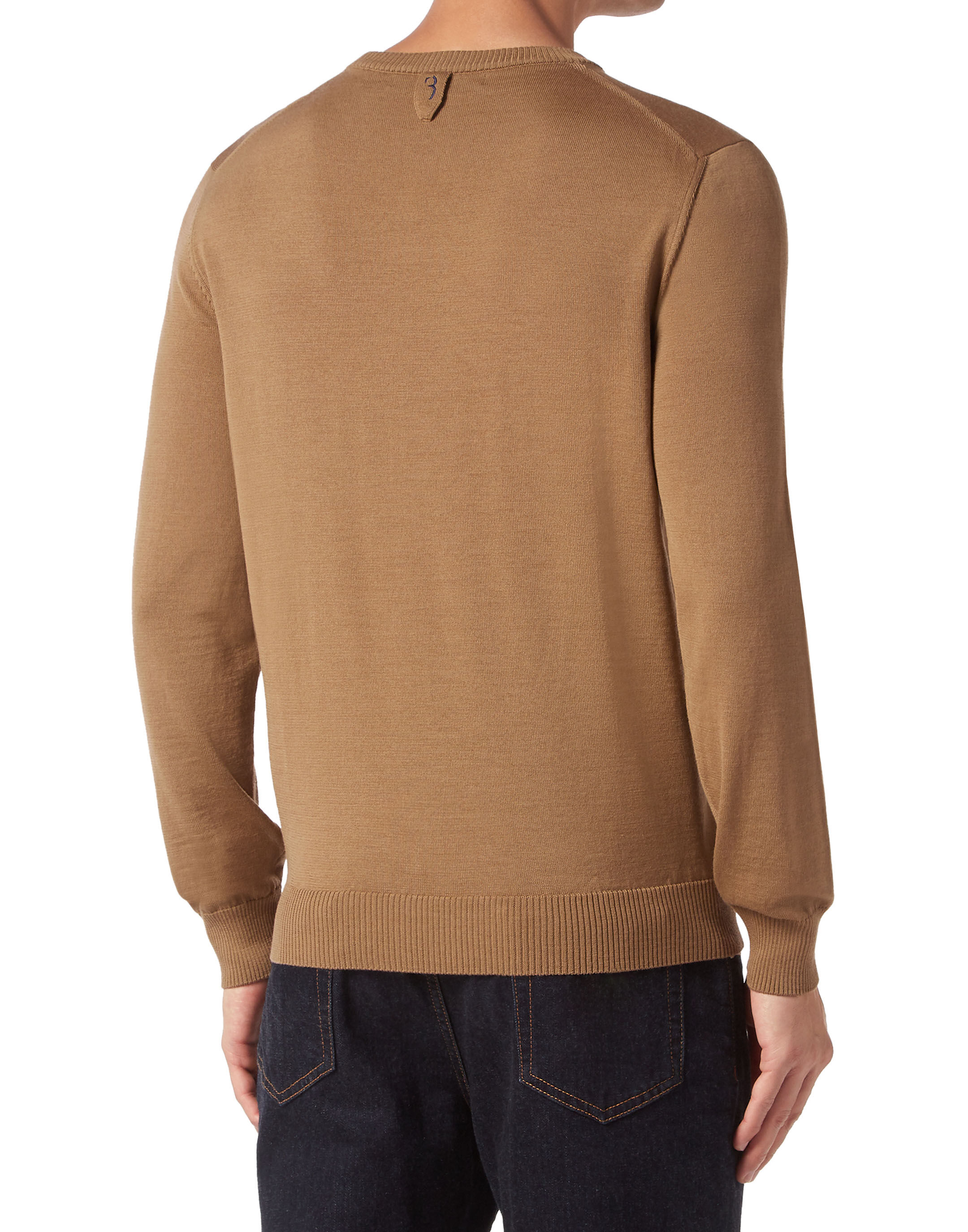 Billionaire Wool and Silk Pullover Round Neck LS