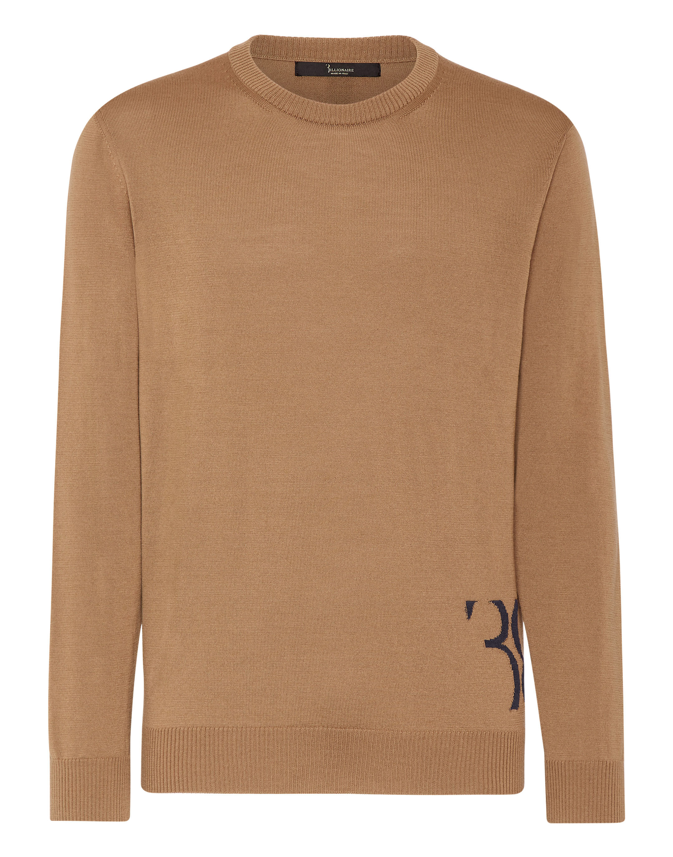 Billionaire Wool and Silk Pullover Round Neck LS