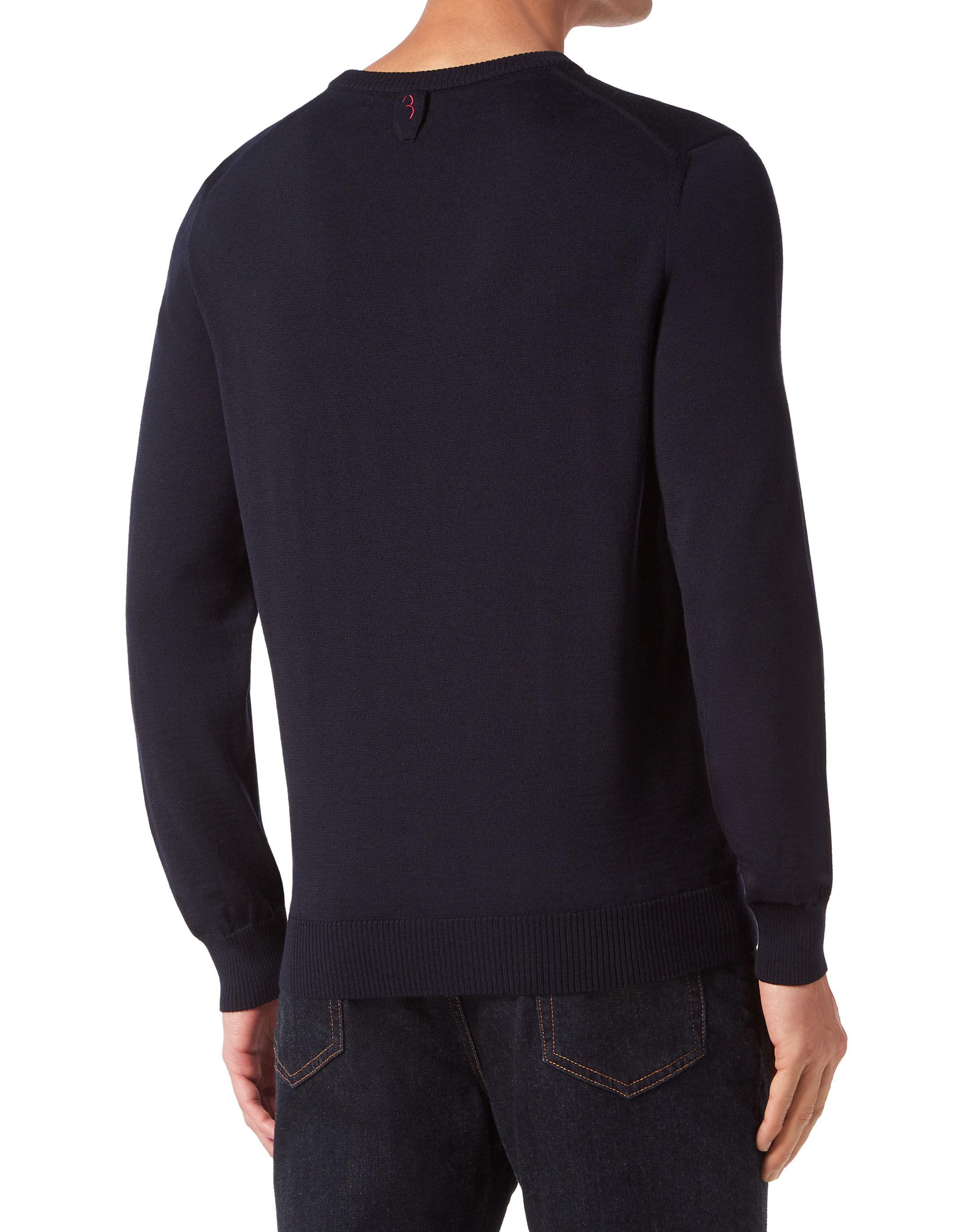 Billionaire Wool and Silk Pullover Round Neck LS