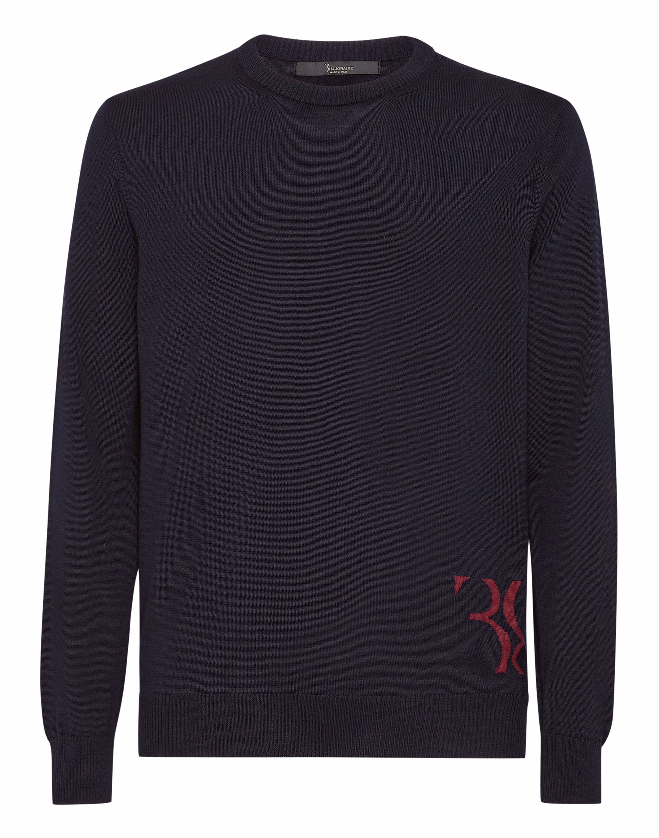 Billionaire Wool and Silk Pullover Round Neck LS