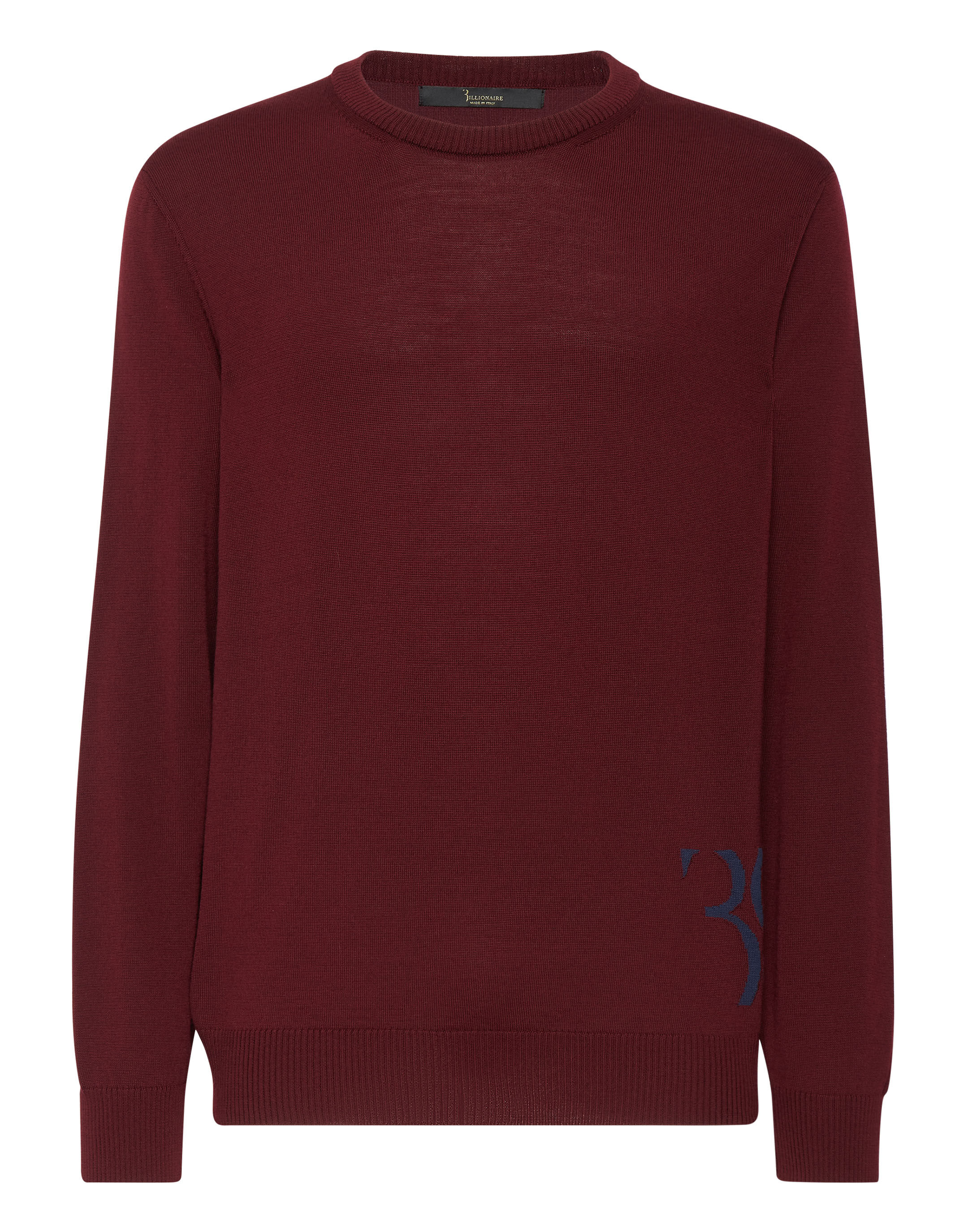 Billionaire Wool and Silk Pullover Round Neck LS