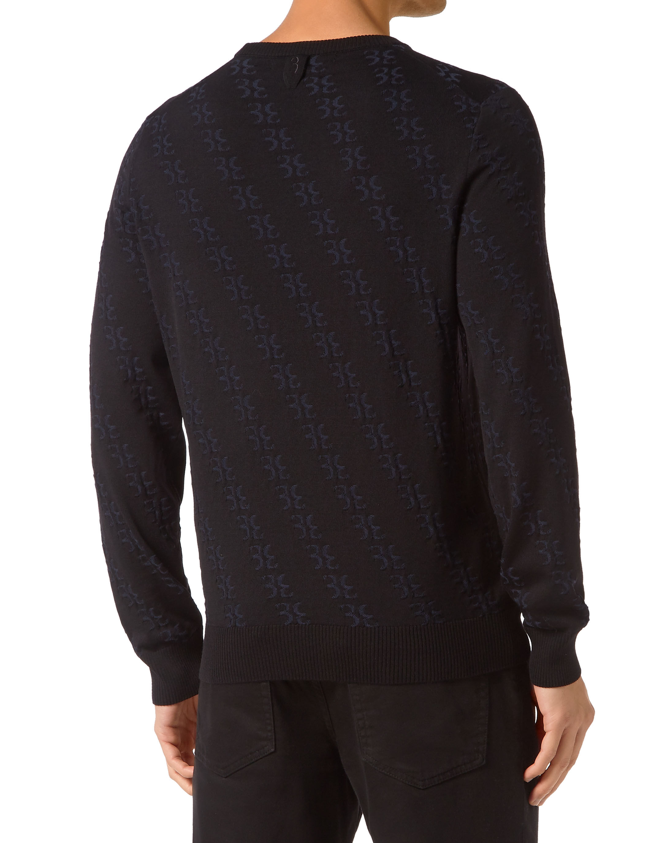 Billionaire Wool and Silk Pullover Round Neck LS