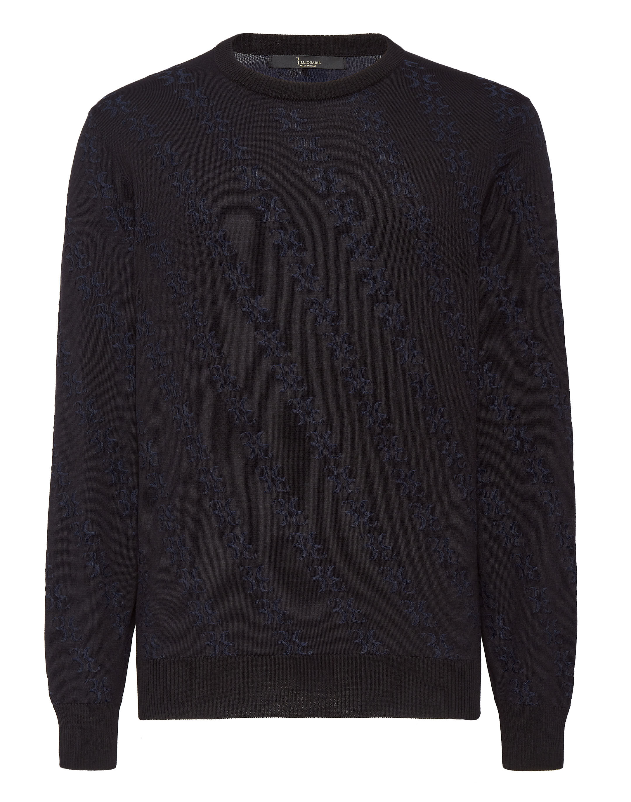 Billionaire Wool and Silk Pullover Round Neck LS